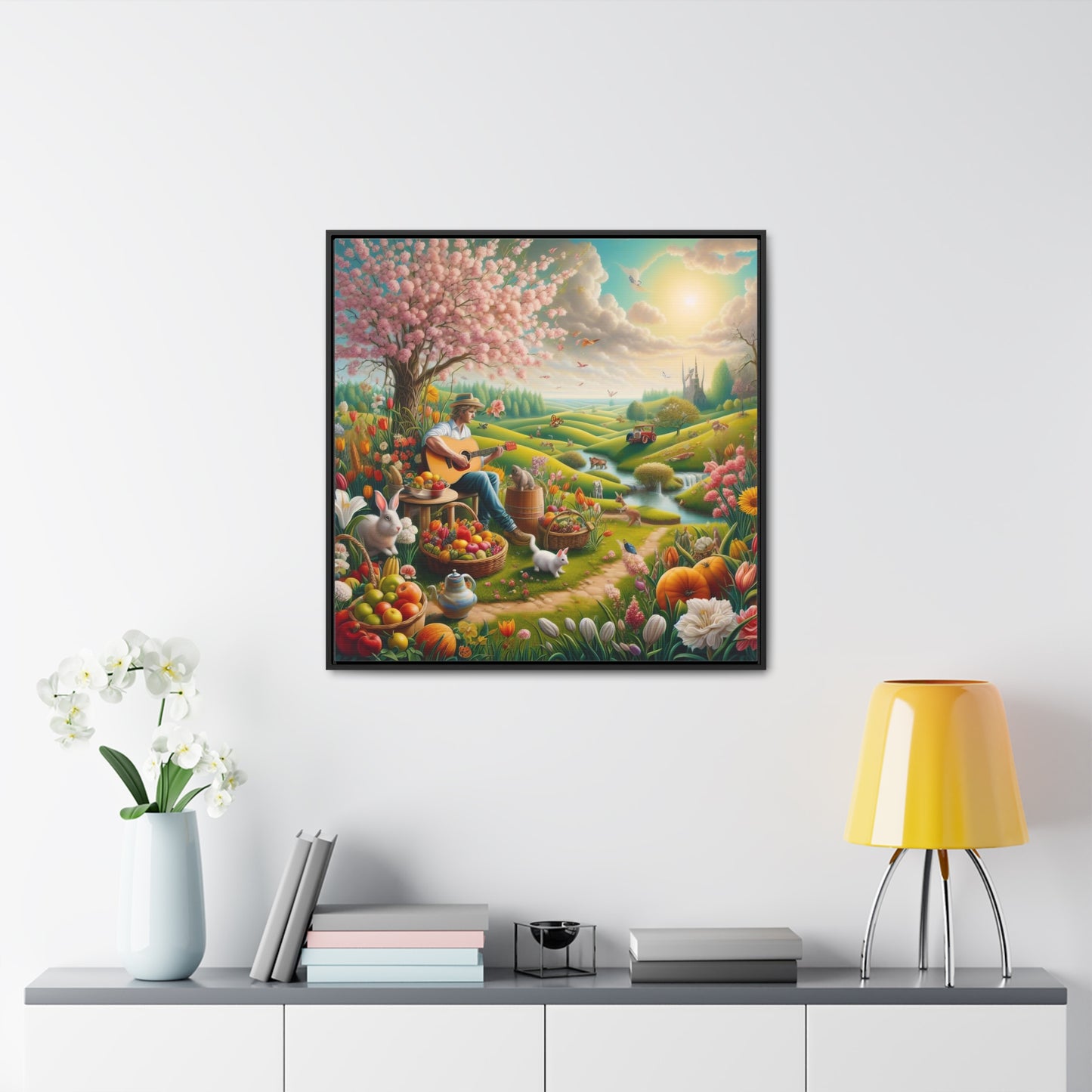 Framed Gallery Canvas Wrap - Spring 49