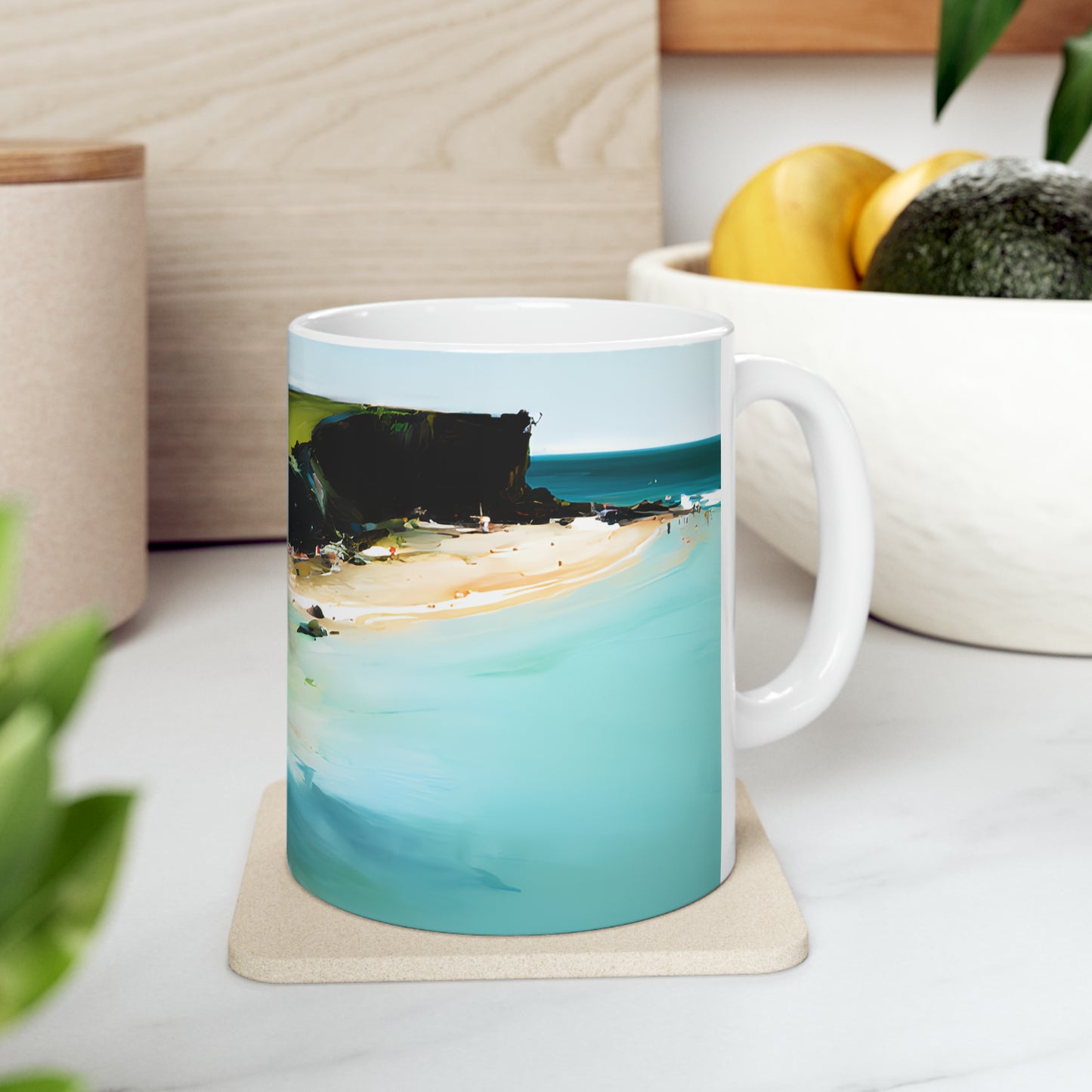 Ceramic Mug 11oz - Beach 7002