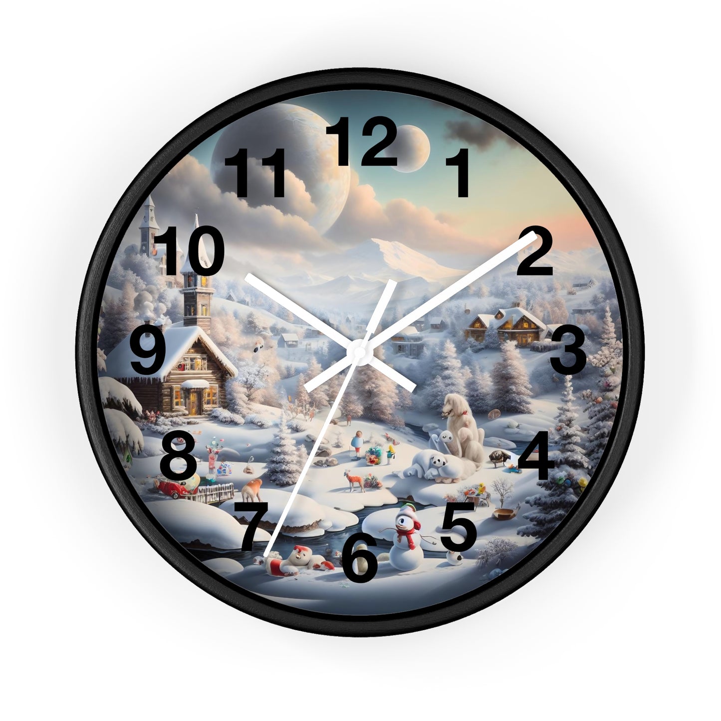 Wall Clock - Winter 104