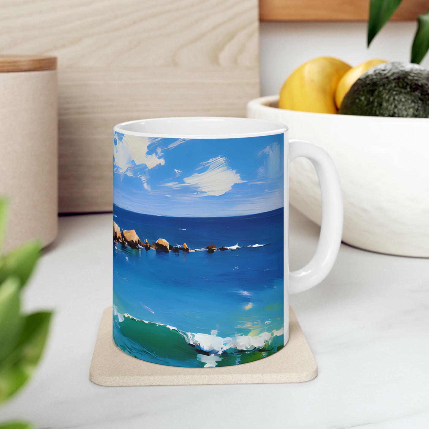 Ceramic Mug 11oz - Beach 9001