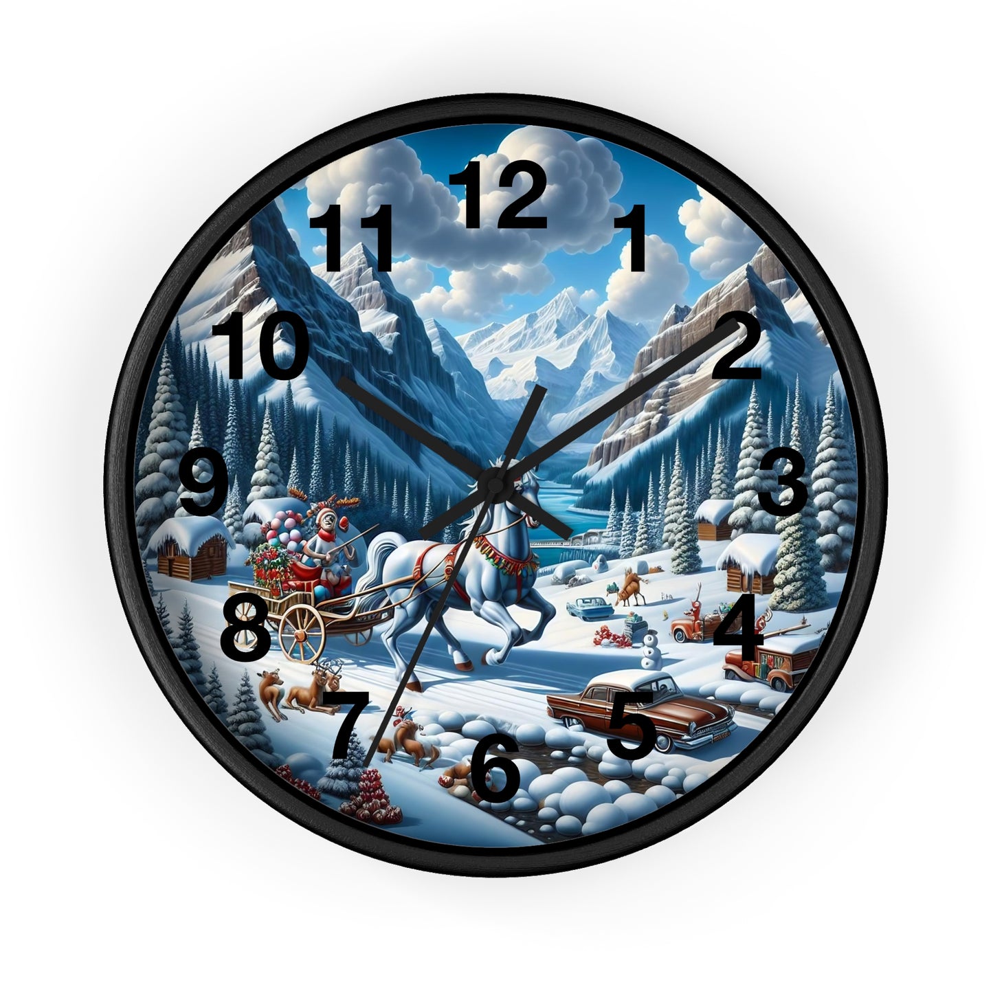 Wall Clock - Winter 107