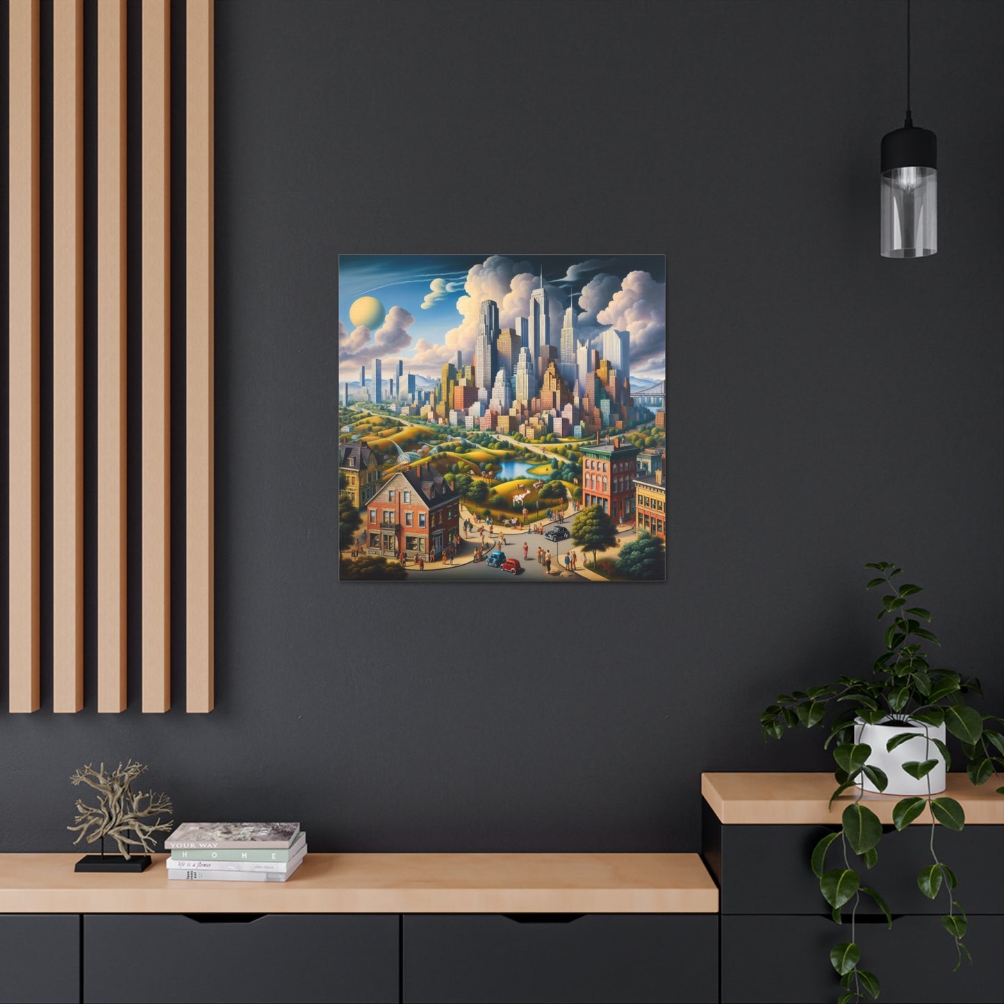 Canvas Gallery Wrap - City 7