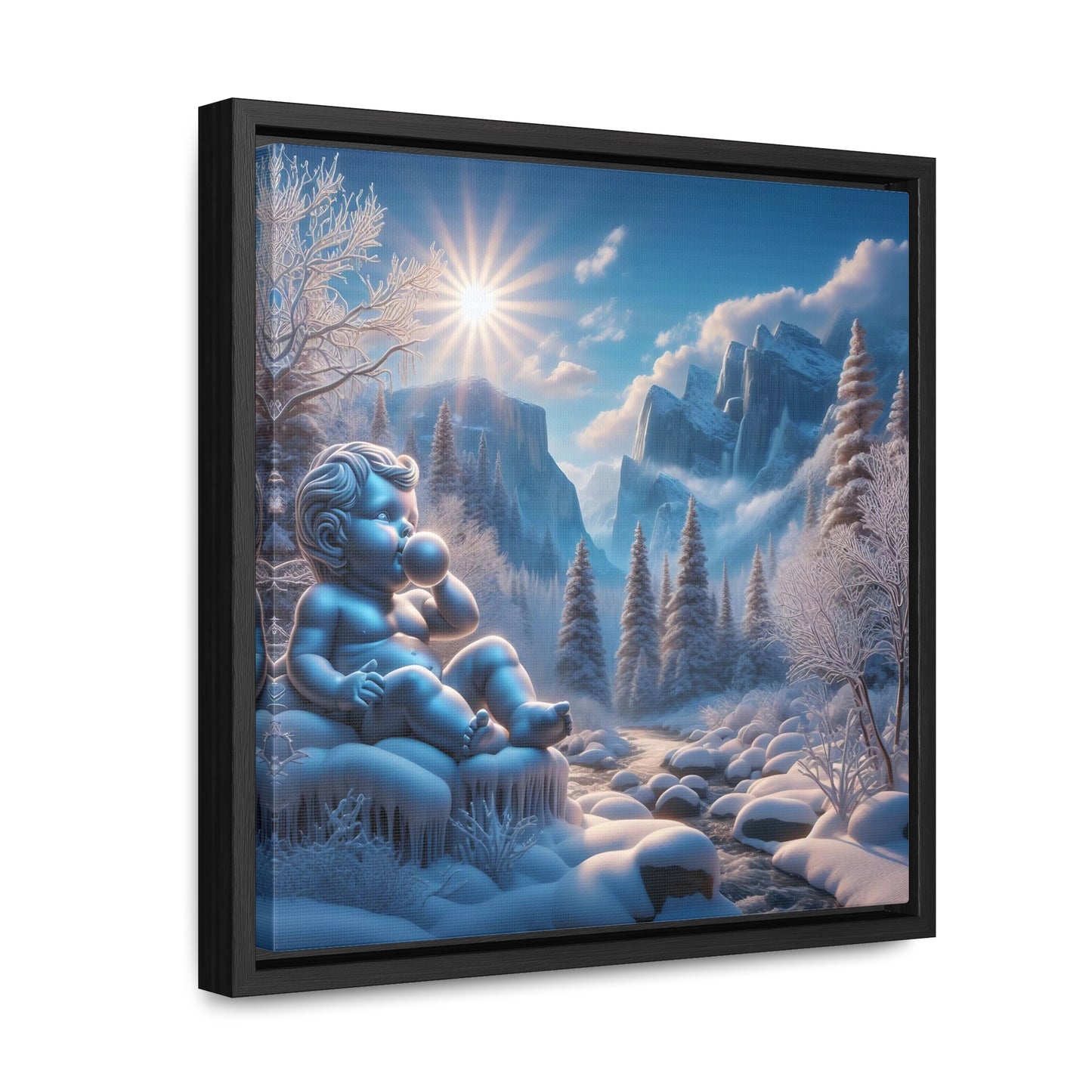 Framed Gallery Canvas Wrap - Winter 119