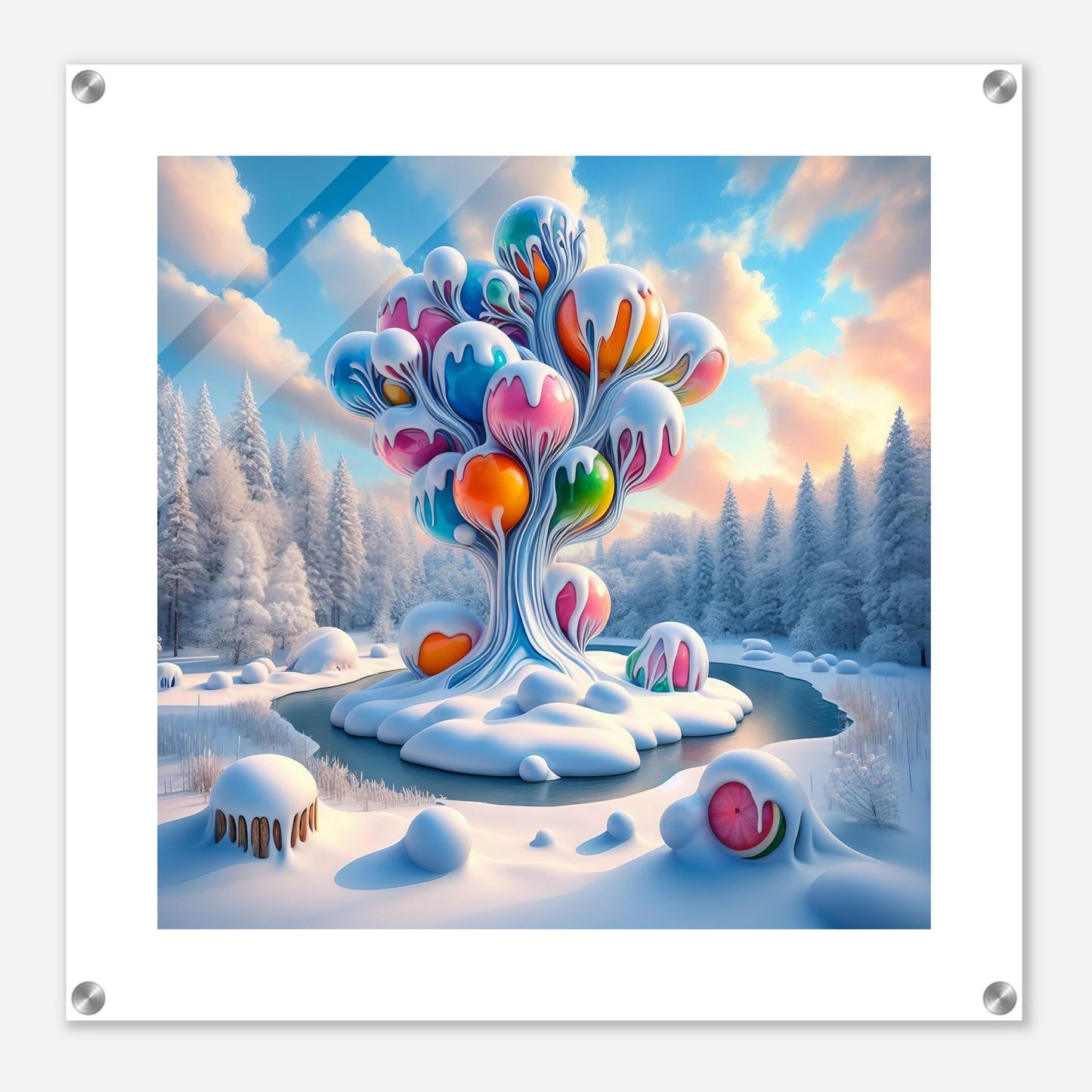 Wall Art - Winter 78 - Ball sculpture