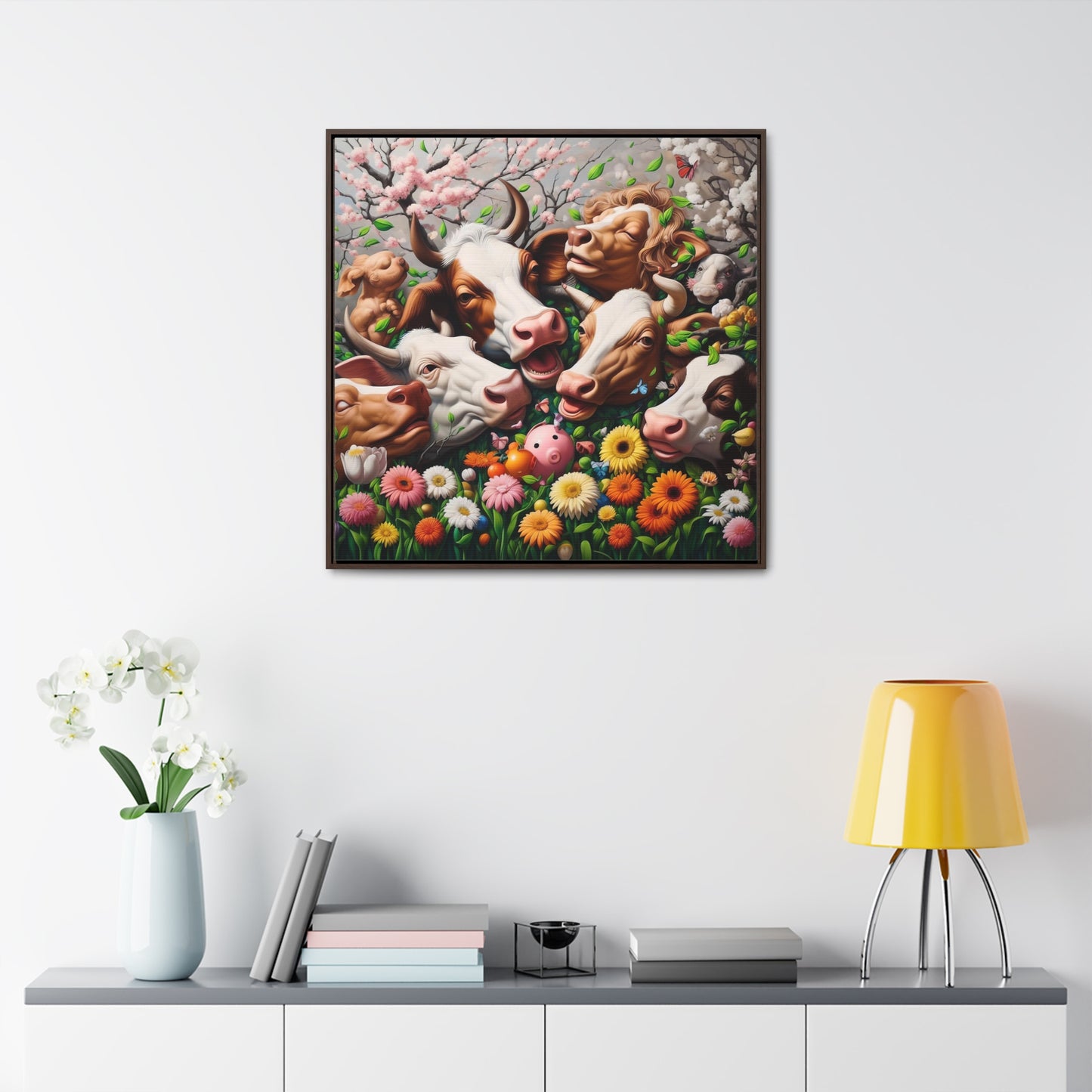 Framed Gallery Canvas Wrap - Spring 120