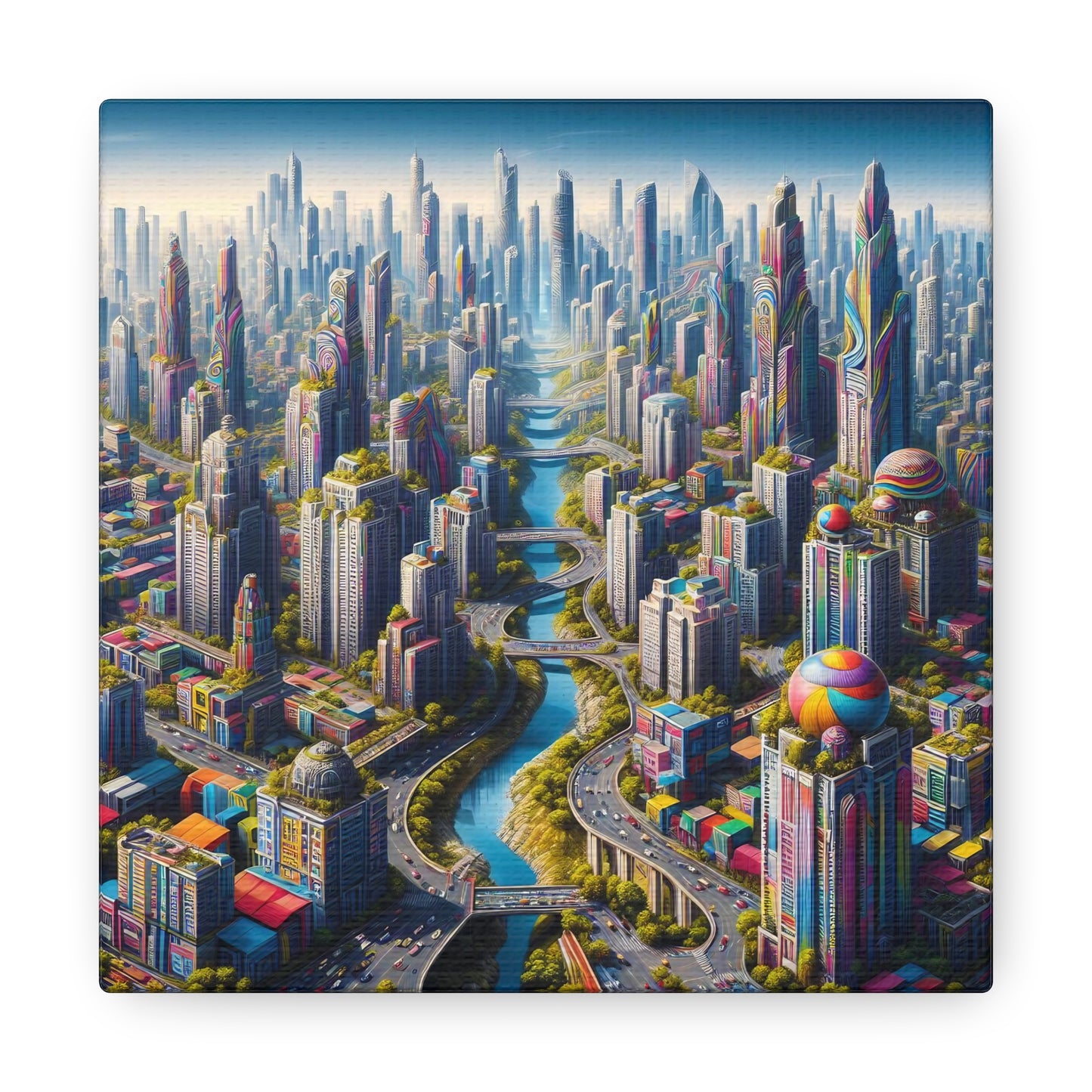 Canvas Gallery Wrap - City 11