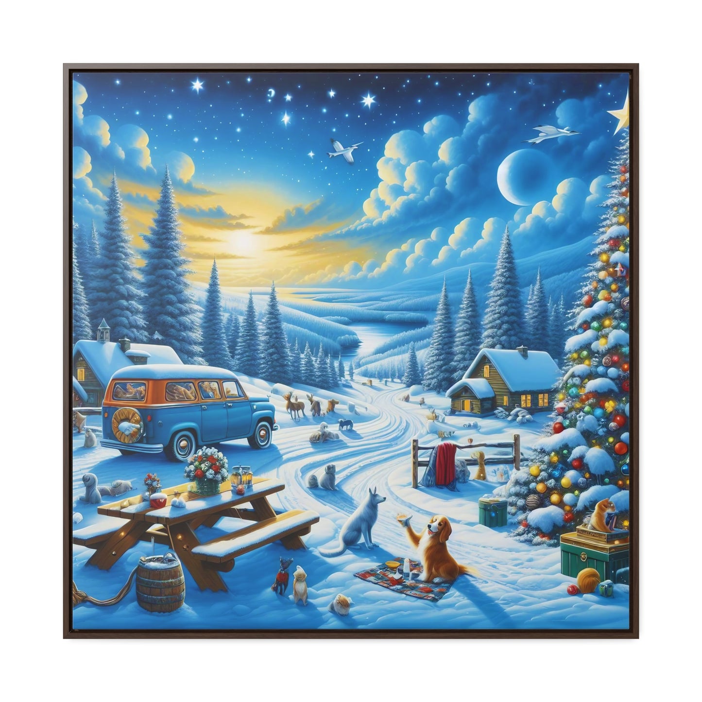 Framed Gallery Canvas Wrap - Winter 110