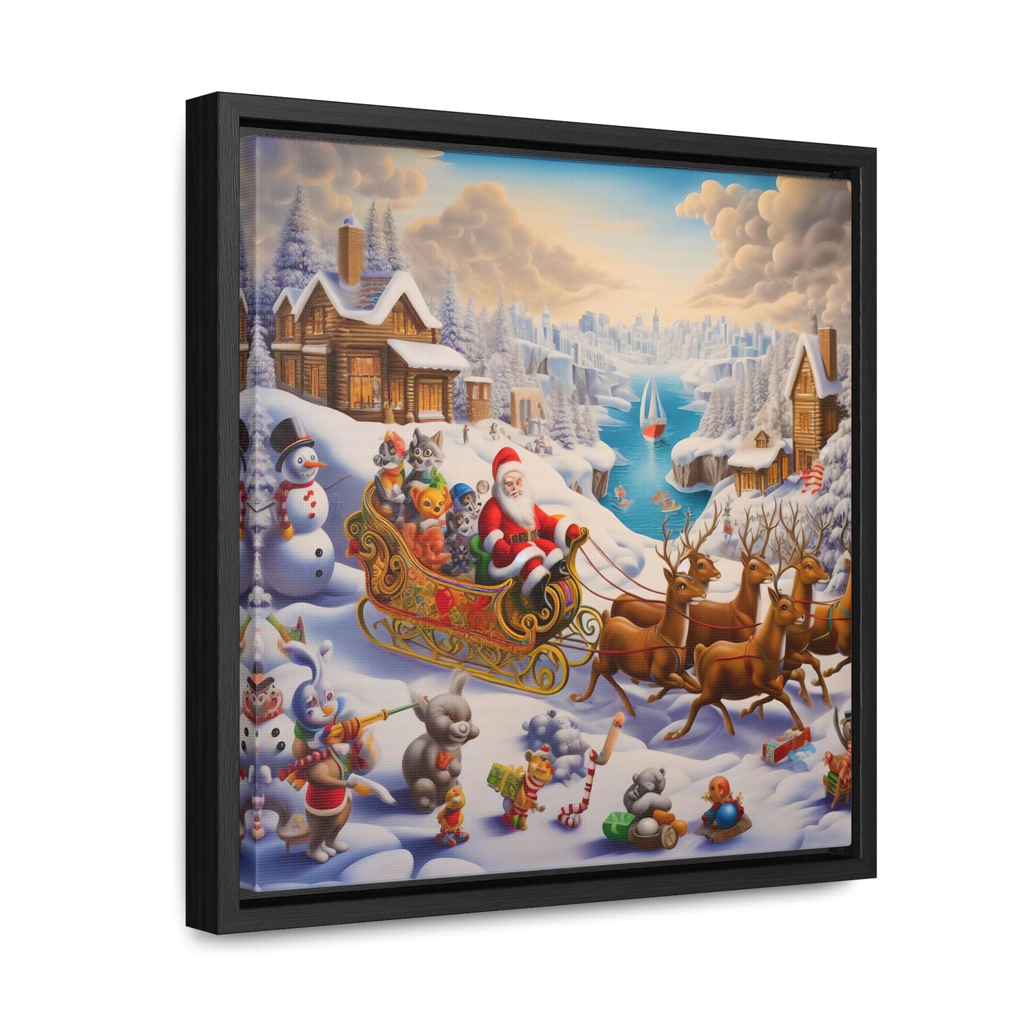 Framed Gallery Canvas Wrap - Winter 112