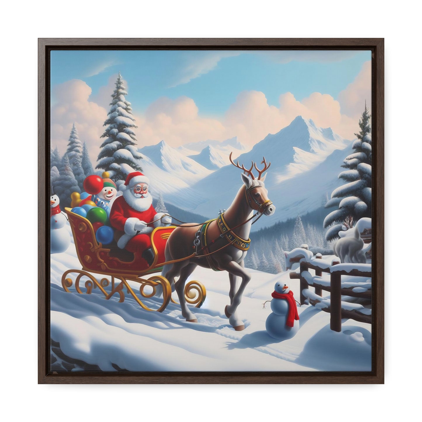 Framed Gallery Canvas Wrap - Winter 125