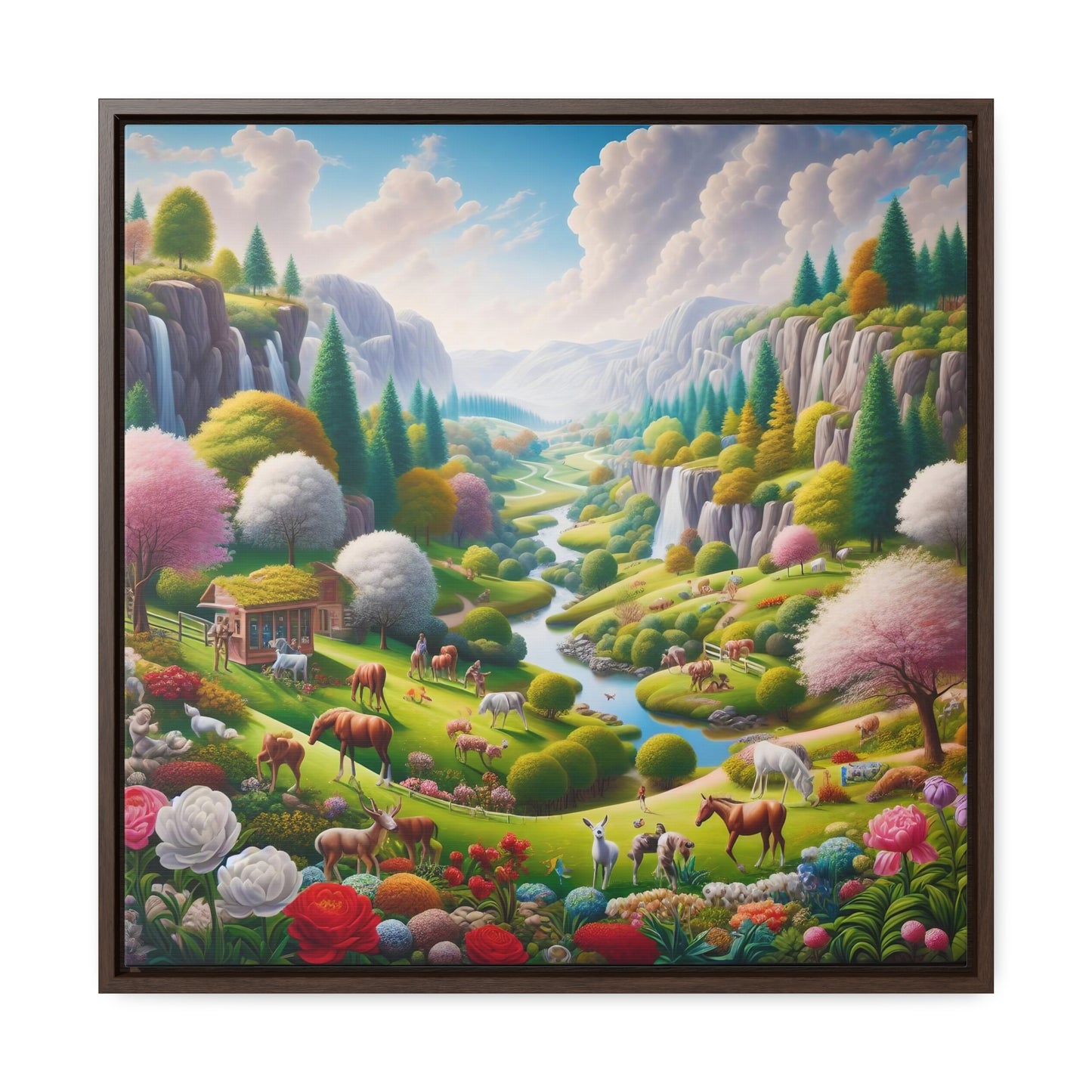 Framed Gallery Canvas Wrap - Spring 48