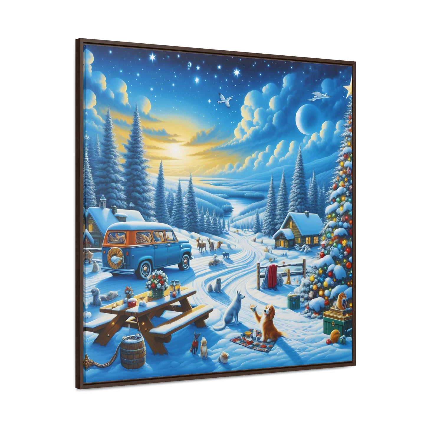 Framed Gallery Canvas Wrap - Winter 110