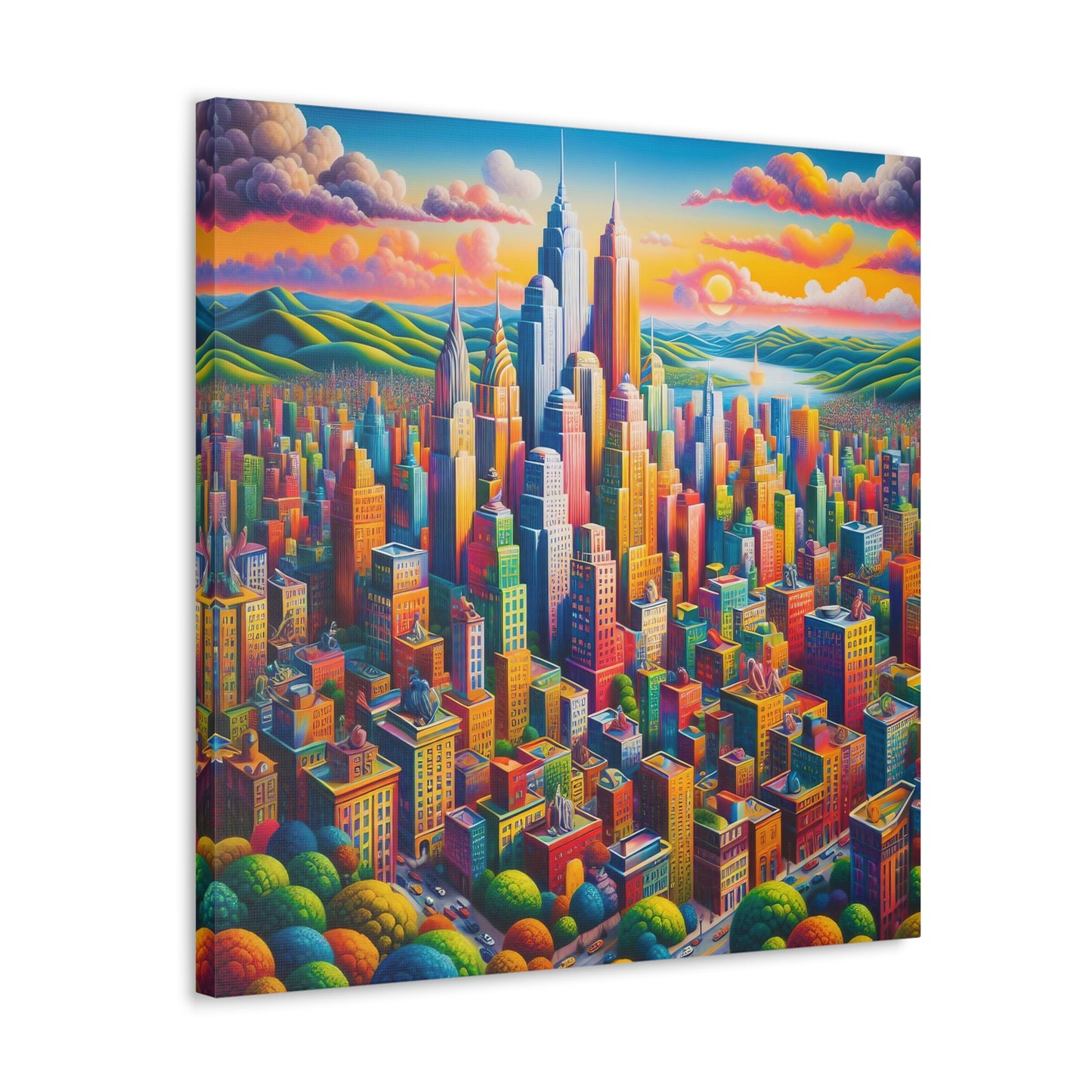 Canvas Gallery Wrap - City 16