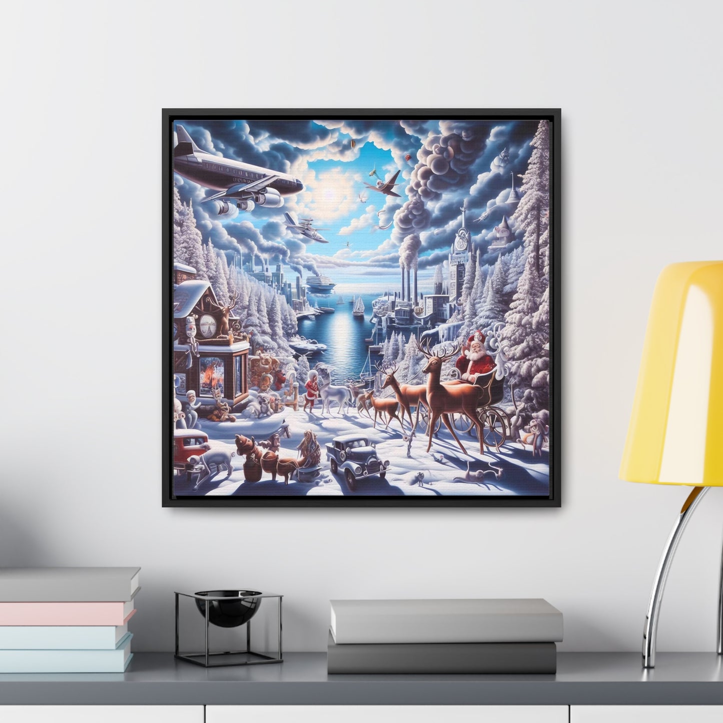 Framed Gallery Canvas Wrap - Winter 114