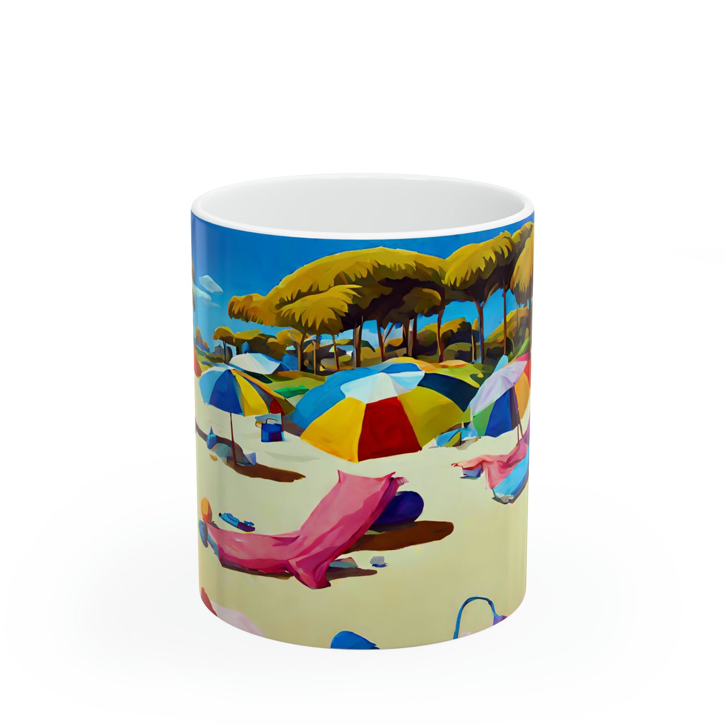 Ceramic Mug 11oz - Beach 2005