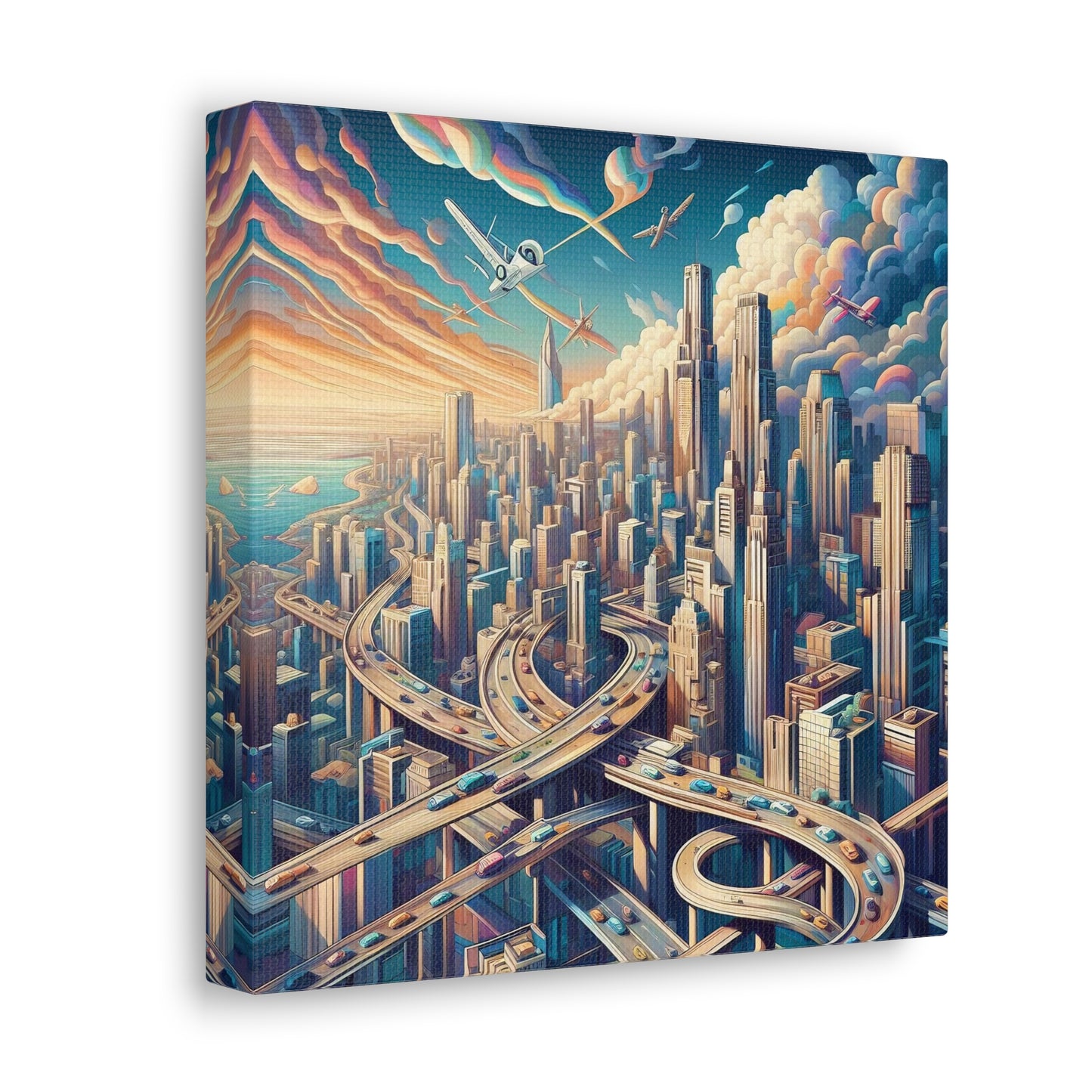 Canvas Gallery Wrap - City 10