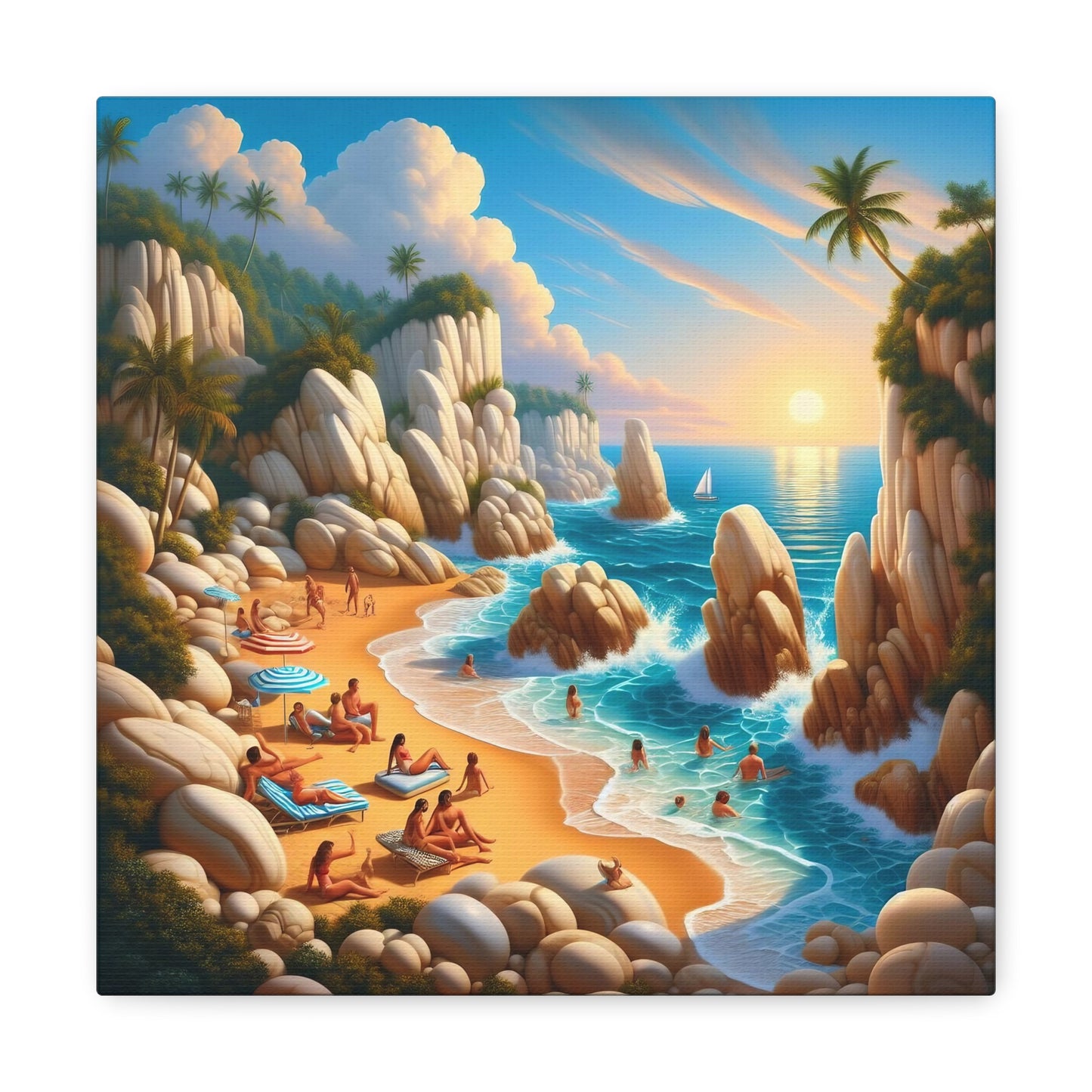 Canvas Gallery Wrap - Beach 5