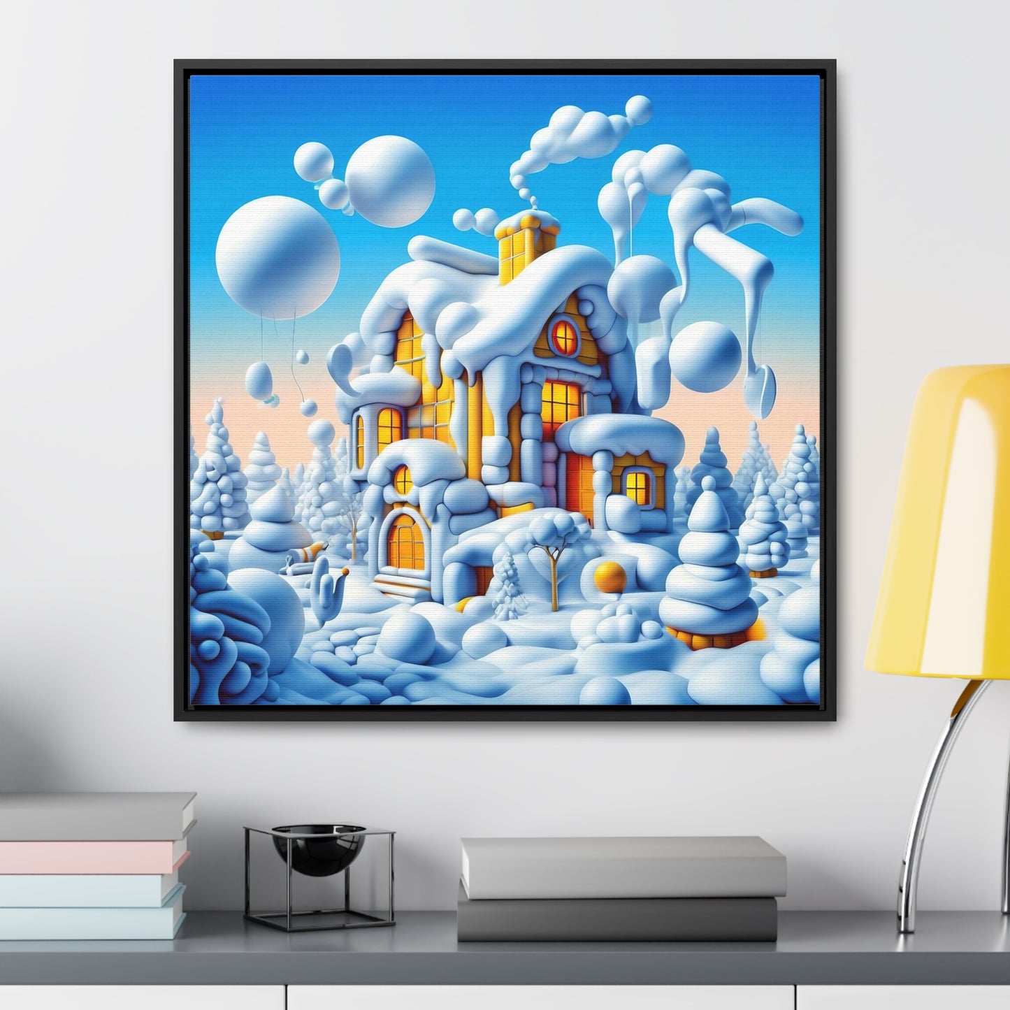 Framed Gallery Canvas Wrap - Winter 111