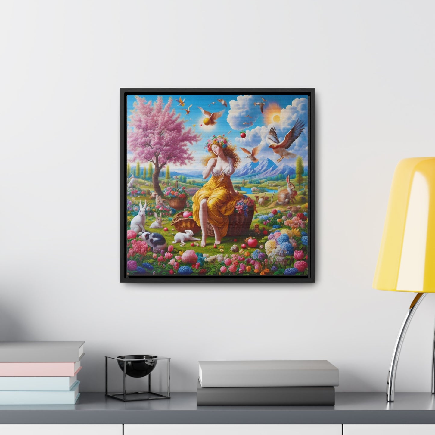 Framed Gallery Canvas Wrap - Spring 116