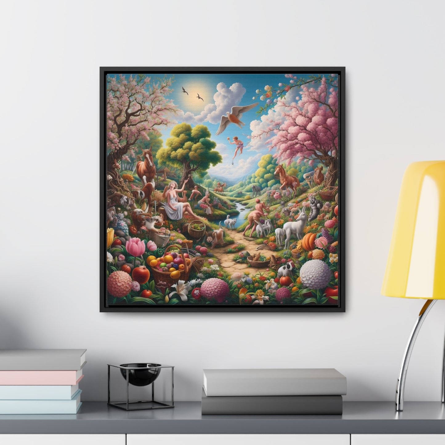 Framed Gallery Canvas Wrap - Spring 4