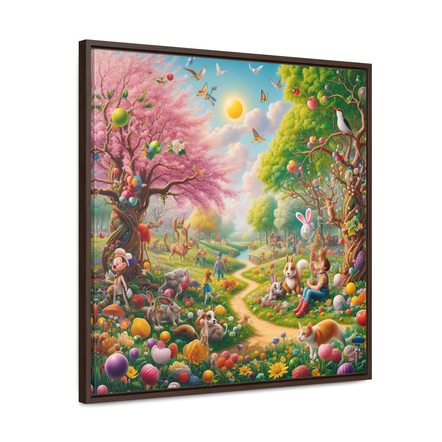 Framed Gallery Canvas Wrap - Spring 126