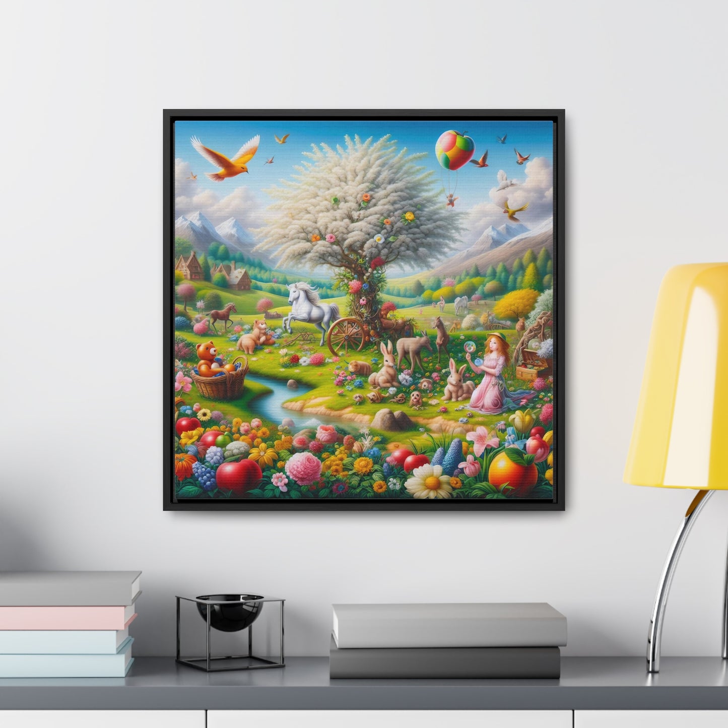 Framed Gallery Canvas Wrap - Spring 127