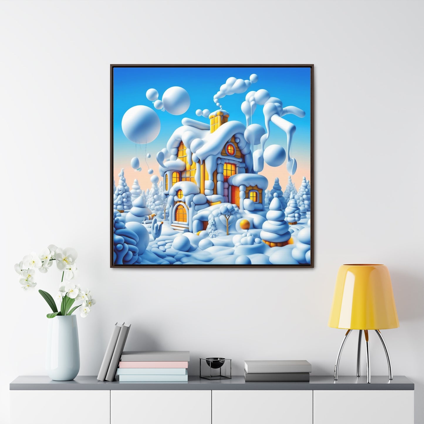 Framed Gallery Canvas Wrap - Winter 111