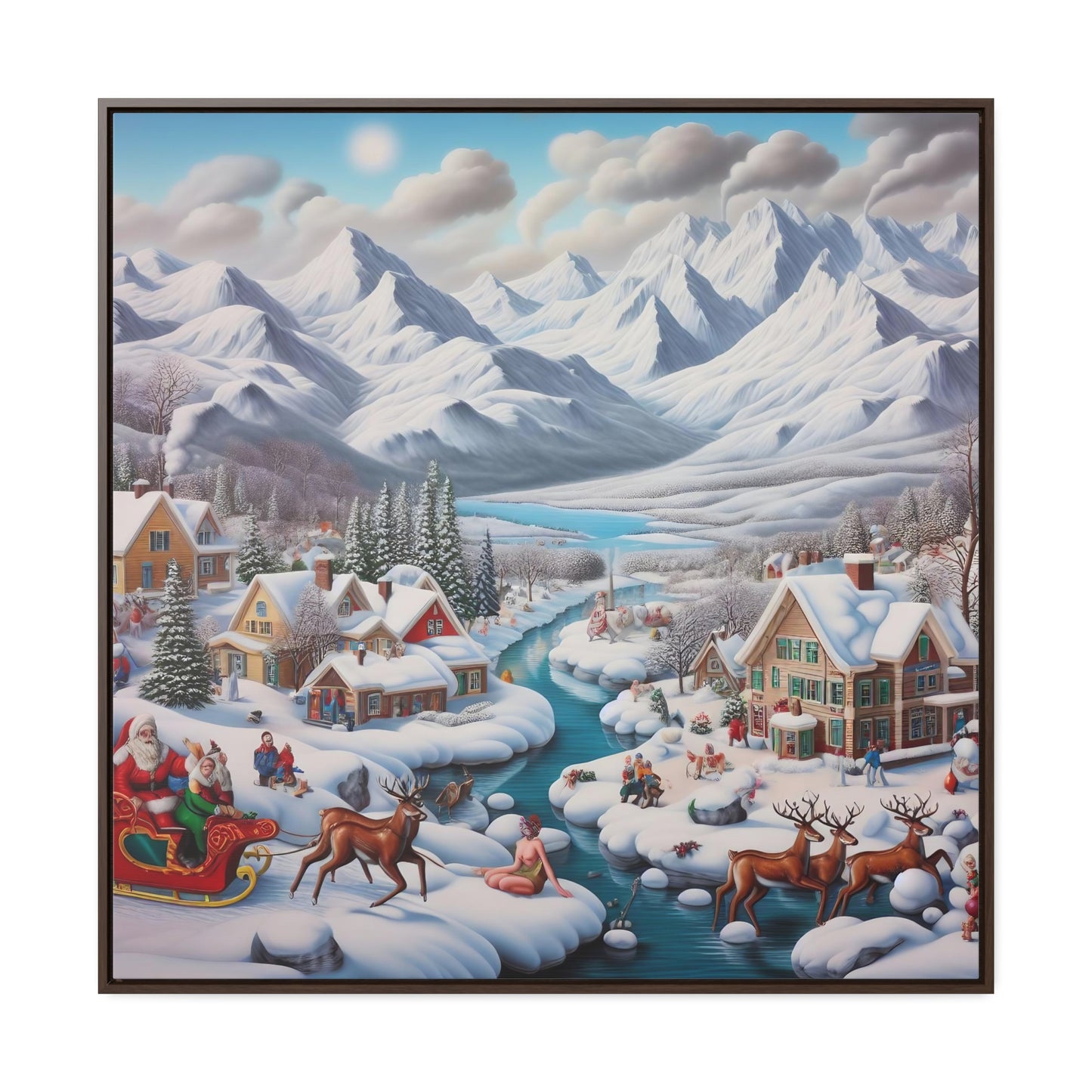 Framed Gallery Canvas Wrap - Winter 109