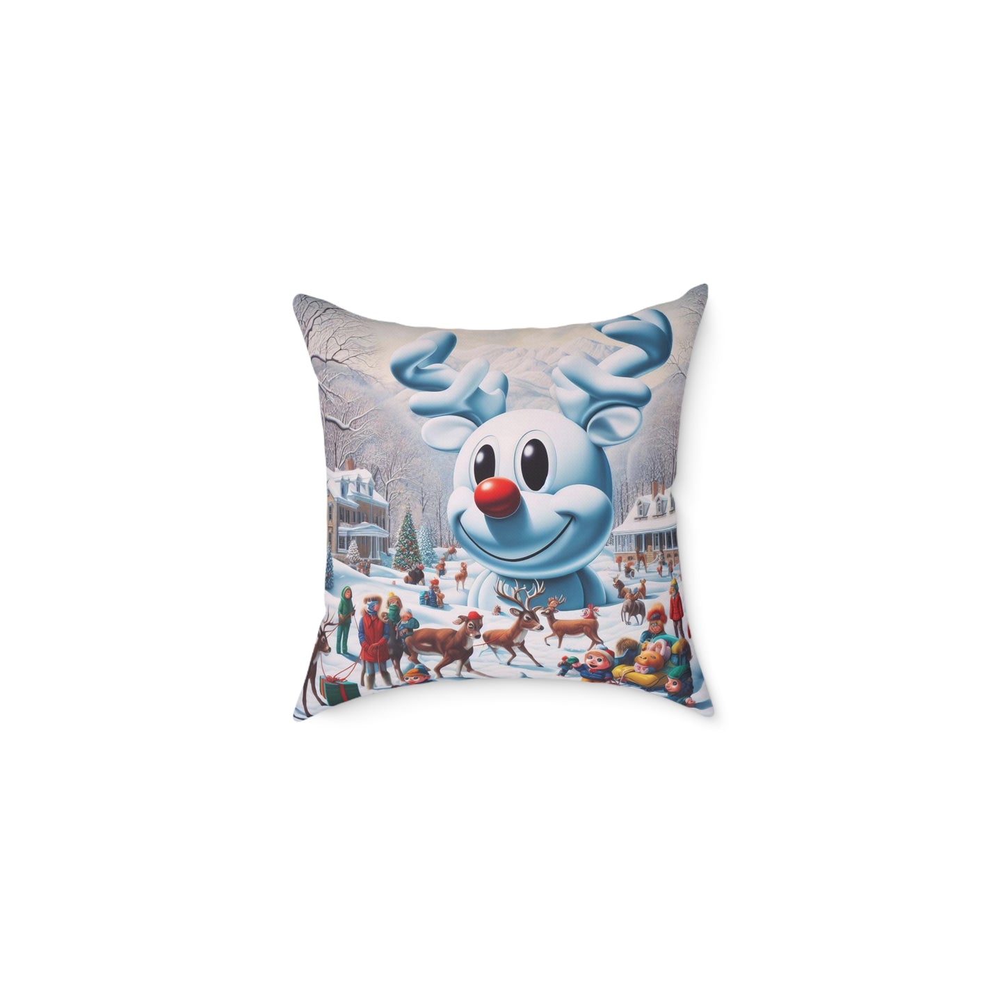 Spun Polyester Pillow - Winter 102