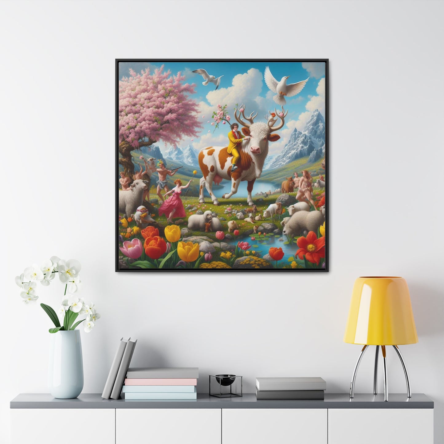 Framed Gallery Canvas Wrap - Spring 28