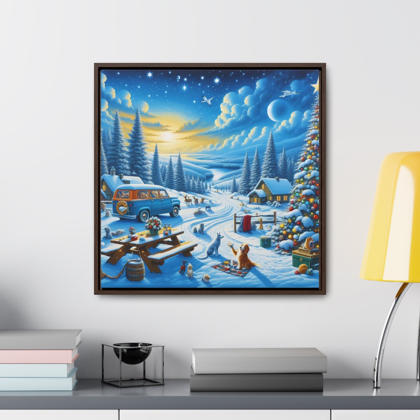 Framed Gallery Canvas Wrap - Winter 110