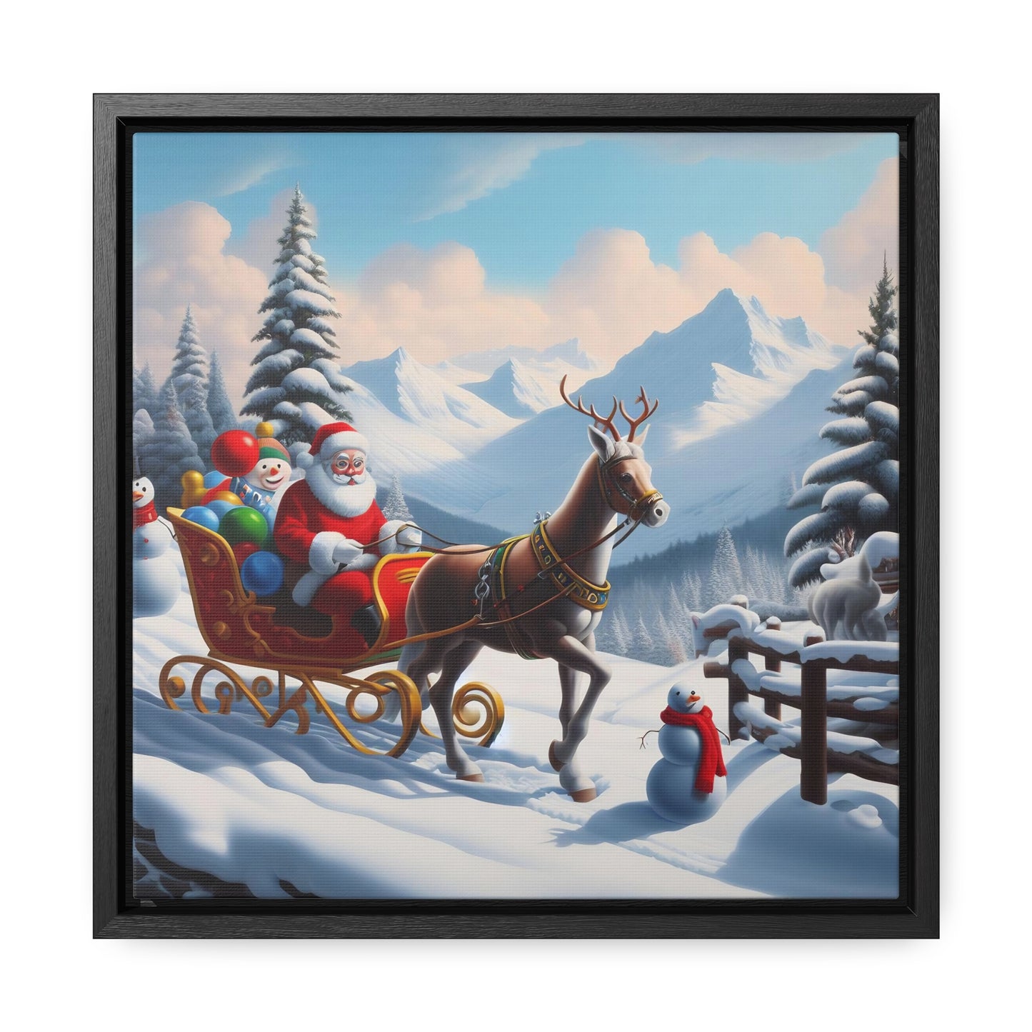 Framed Gallery Canvas Wrap - Winter 125