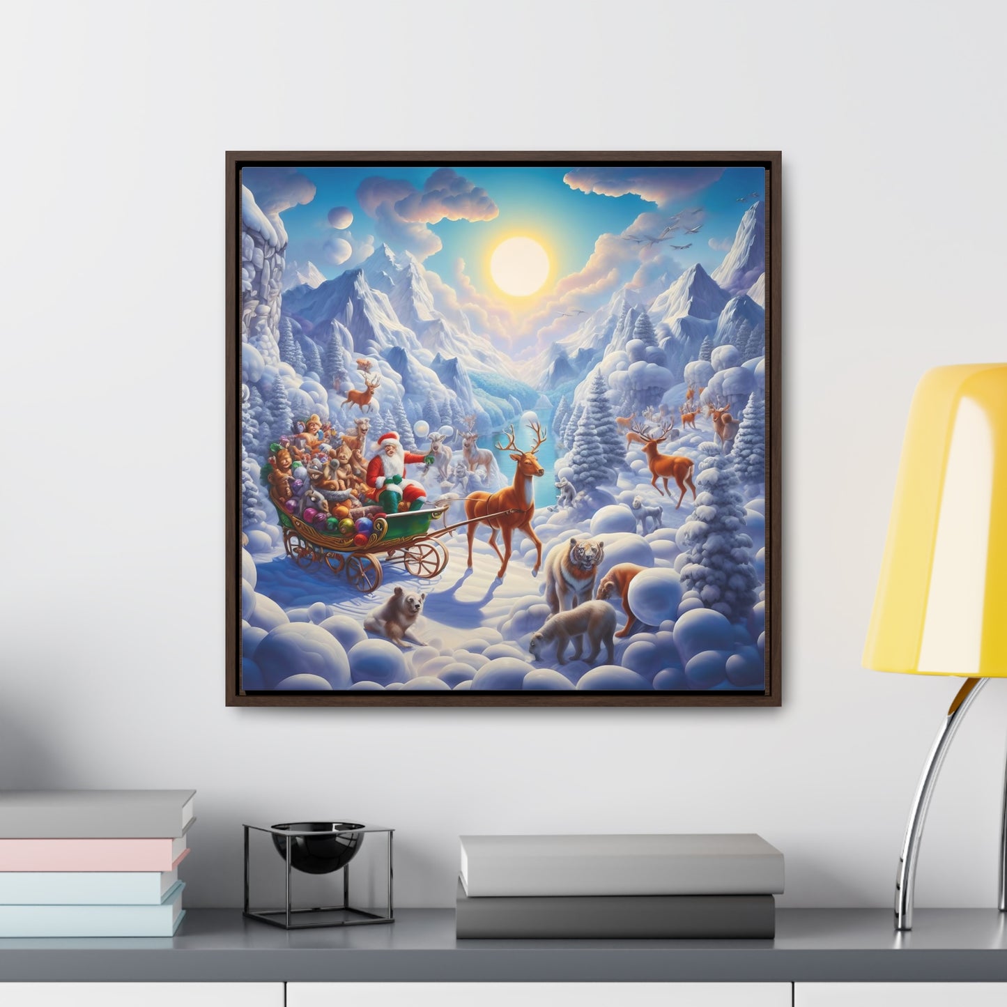 Framed Gallery Canvas Wrap - Winter 123