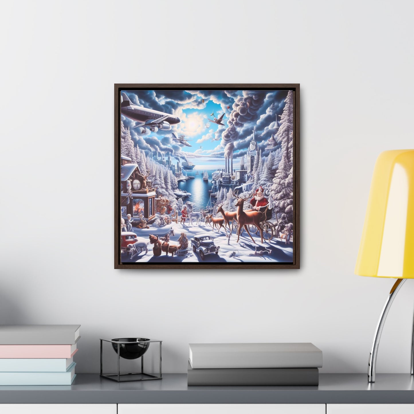 Framed Gallery Canvas Wrap - Winter 114