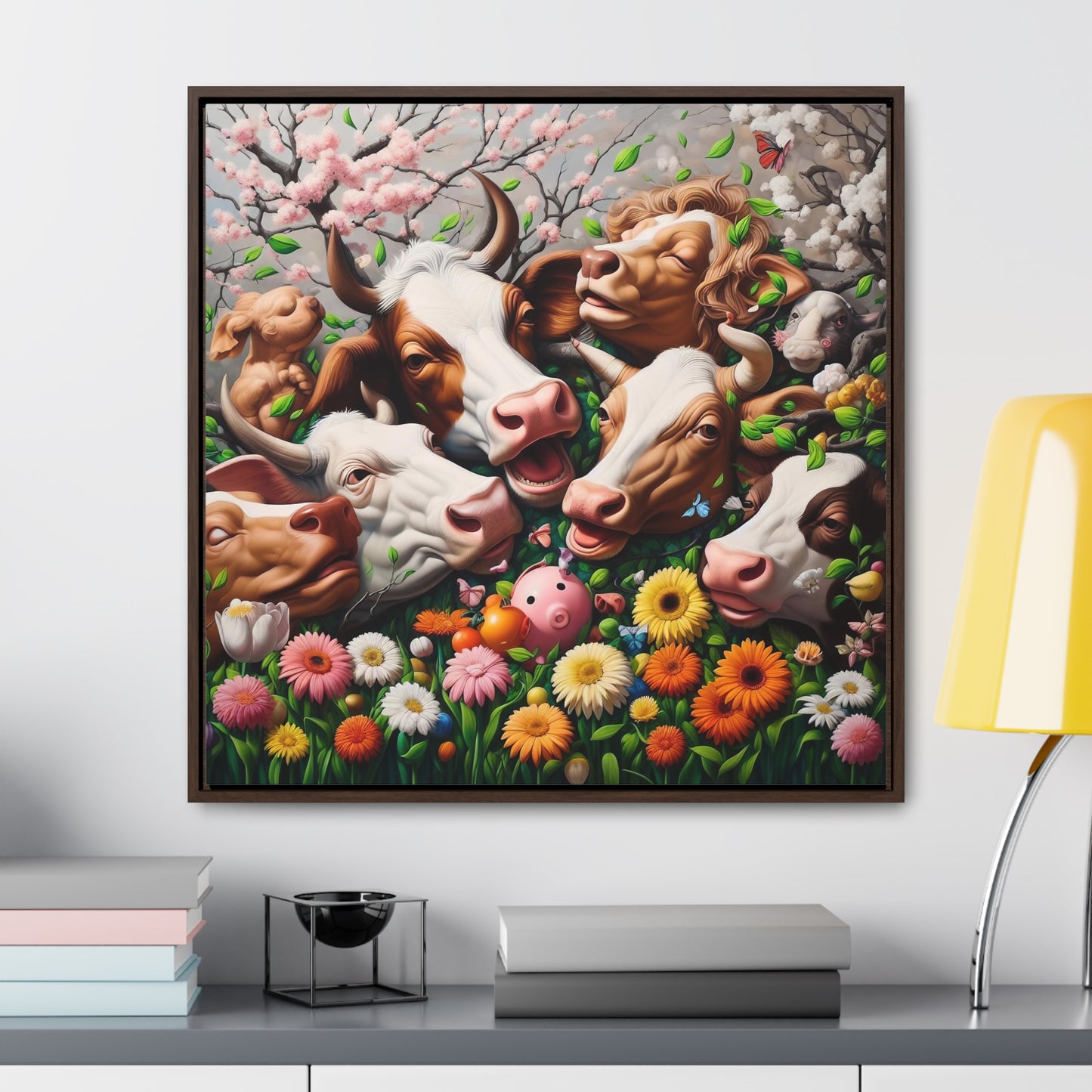 Framed Gallery Canvas Wrap - Spring 120