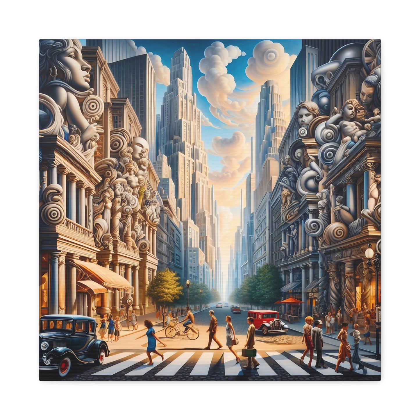 Canvas Gallery Wrap - City 2