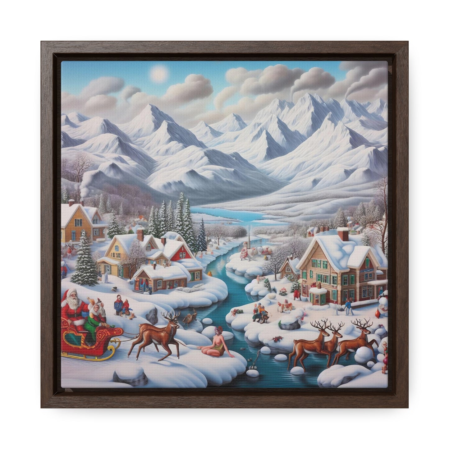 Framed Gallery Canvas Wrap - Winter 109