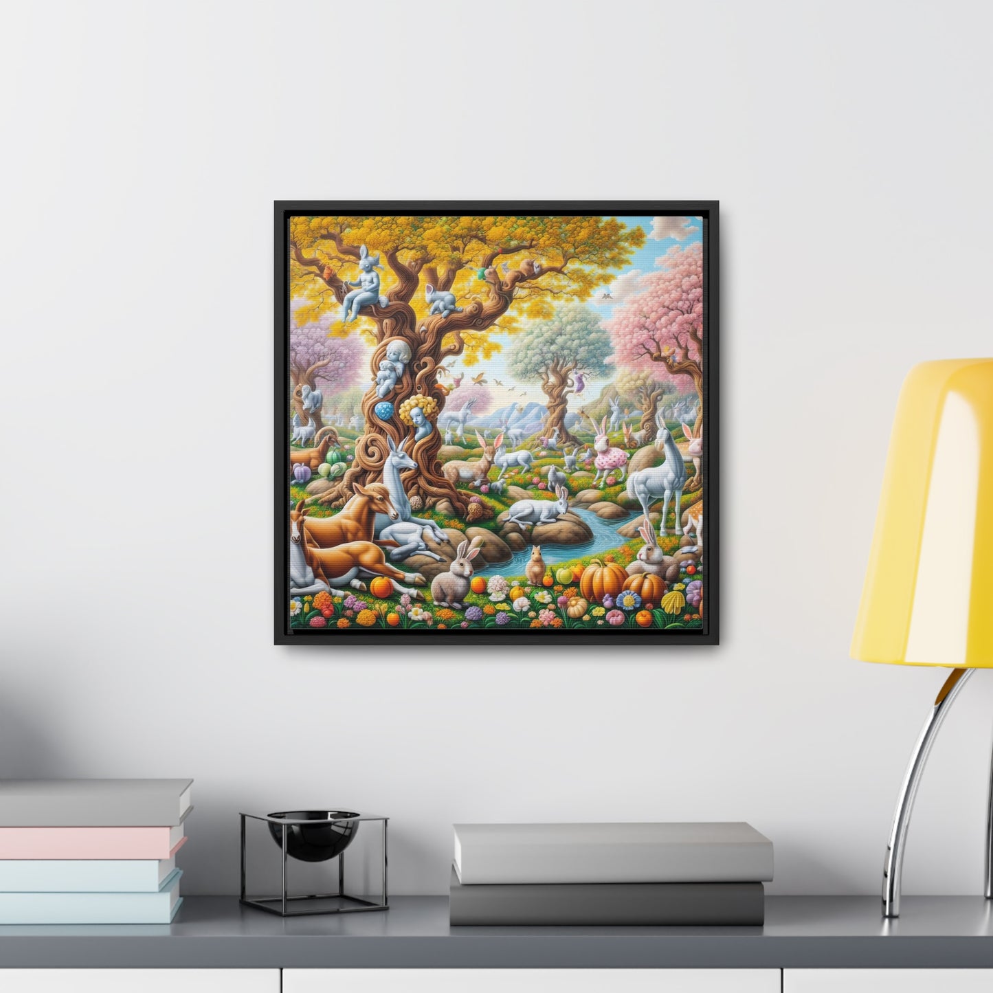 Framed Gallery Canvas Wrap - Spring 133