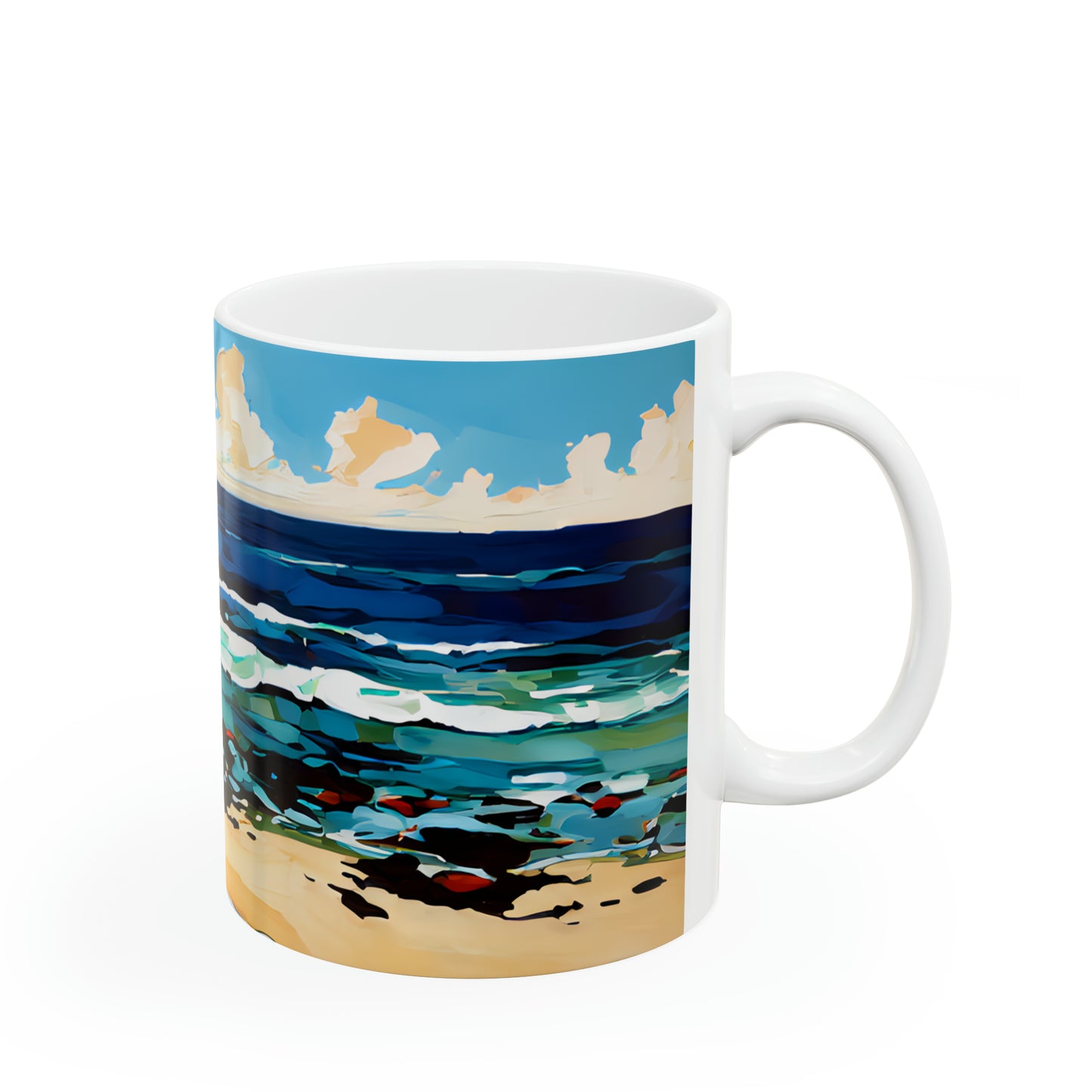 Ceramic Mug 11oz - Beach 11003