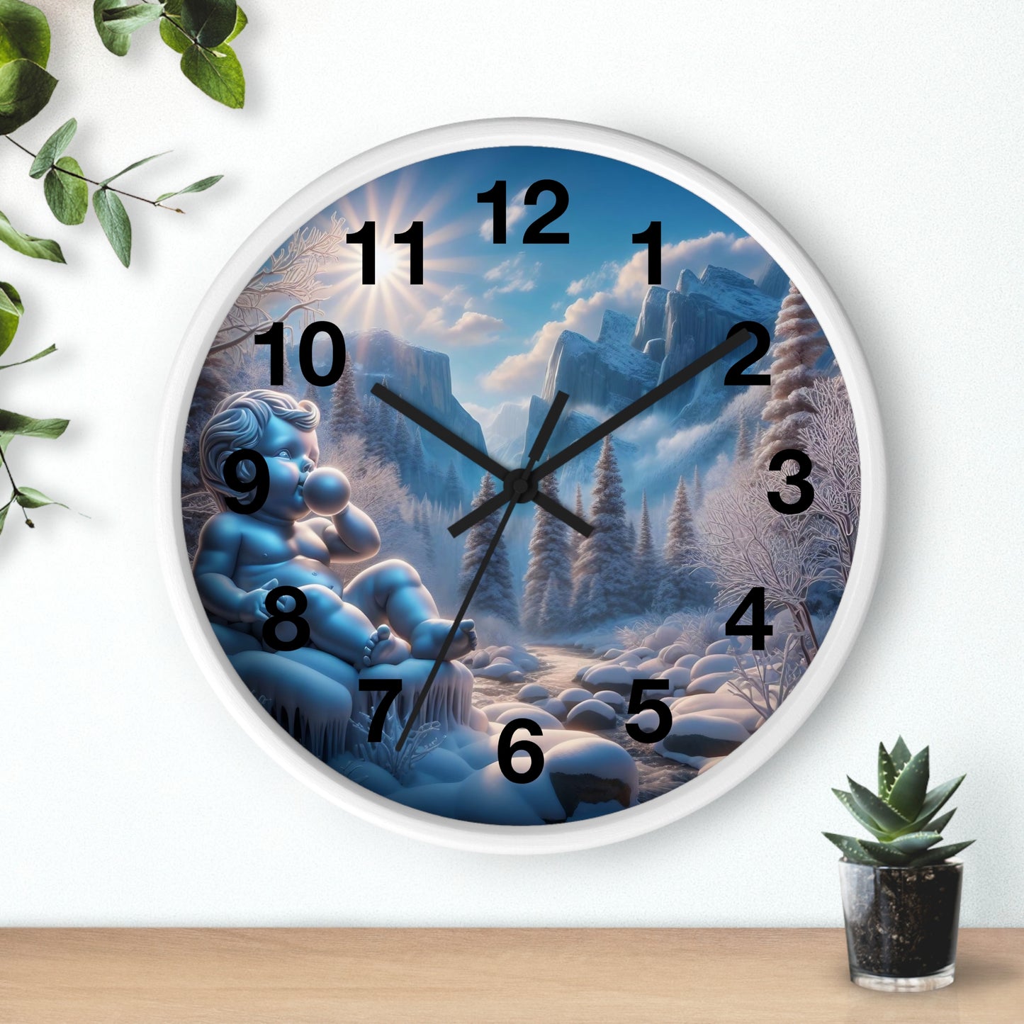 Wall Clock - Winter 119