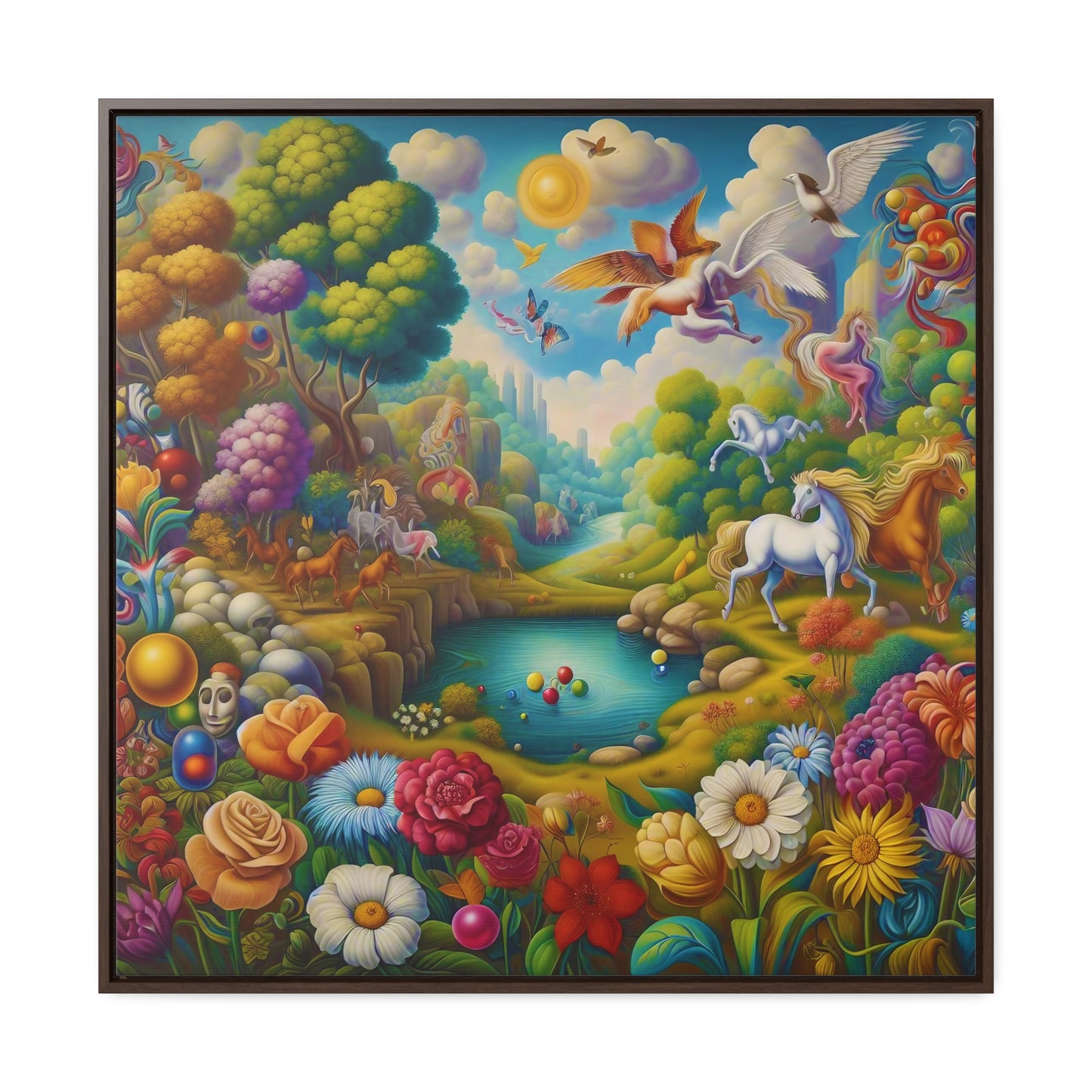 Framed Gallery Canvas Wrap - Spring 3