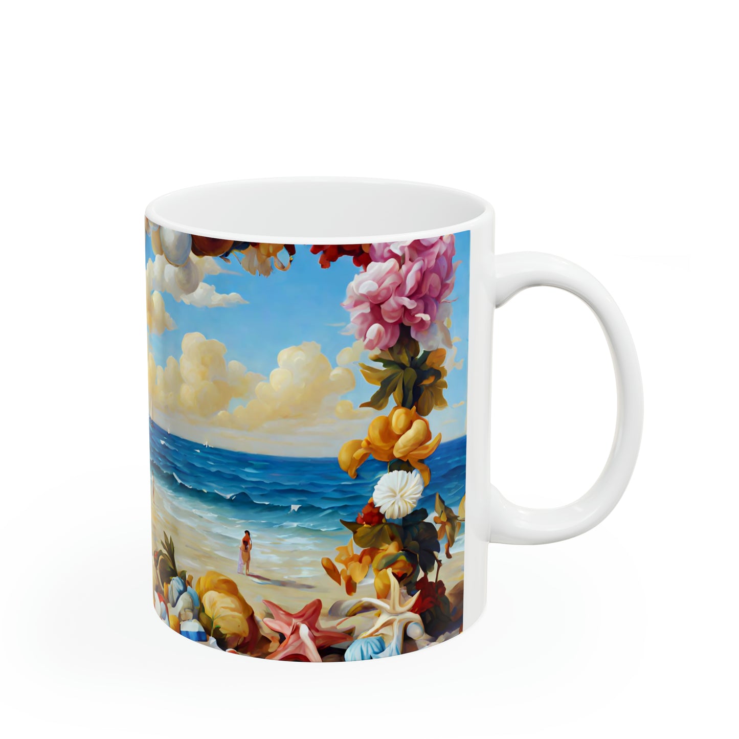 Ceramic Mug 11oz - Beach 2024