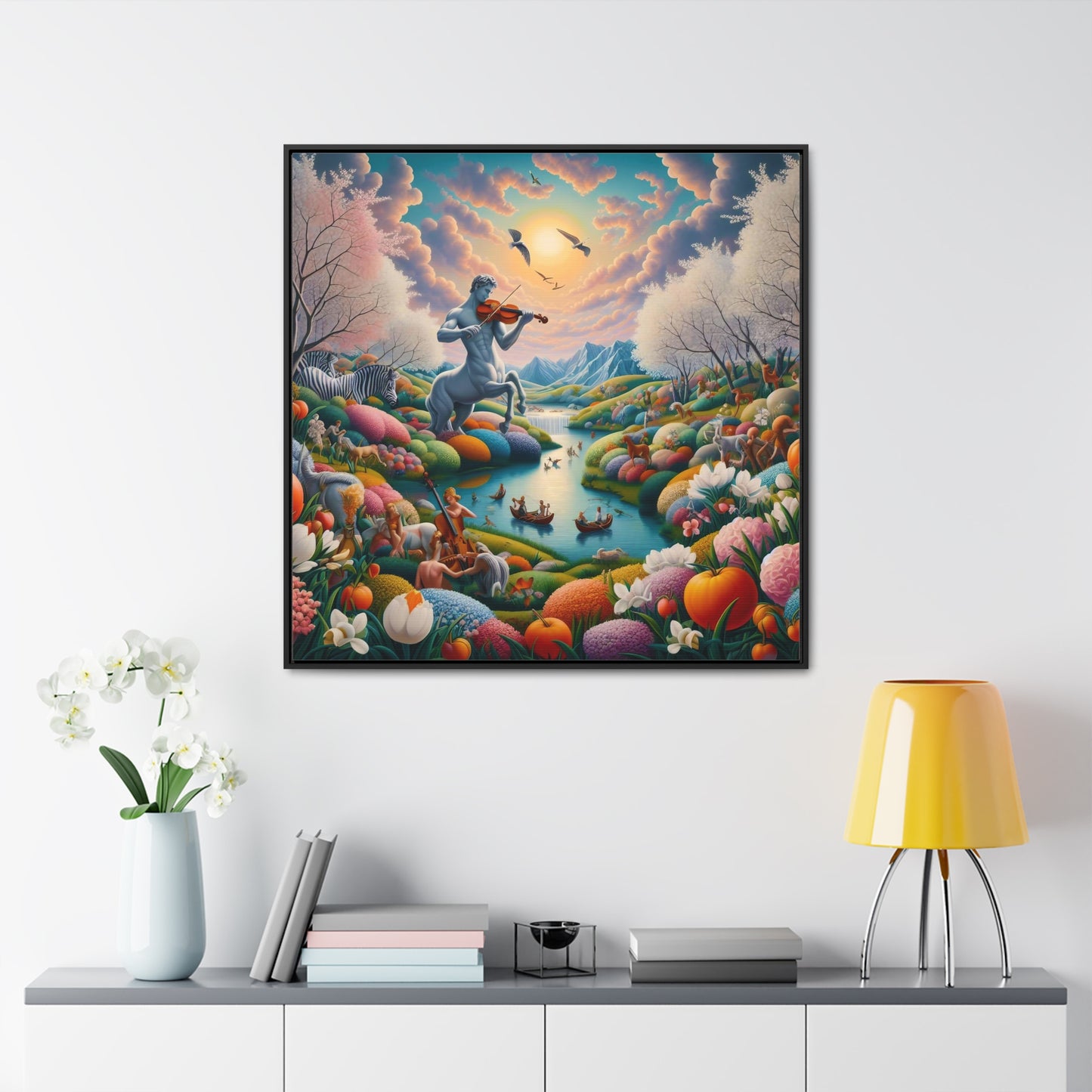 Framed Gallery Canvas Wrap - Spring 104