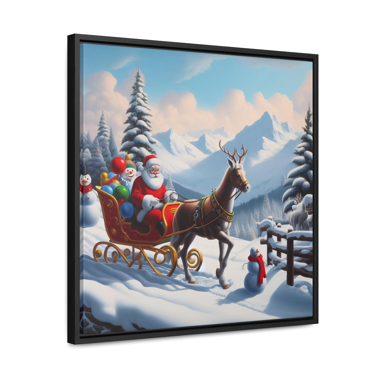 Framed Gallery Canvas Wrap - Winter 125