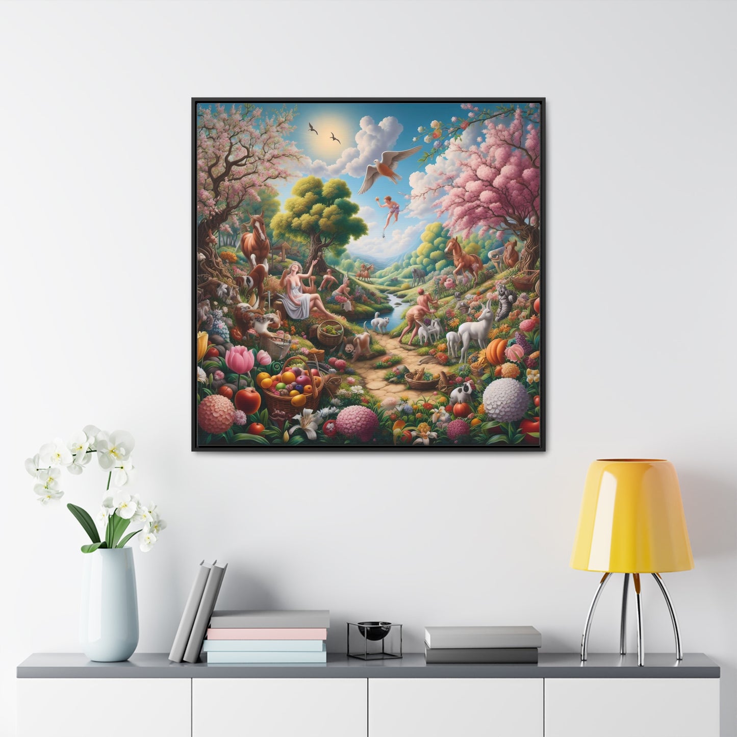 Framed Gallery Canvas Wrap - Spring 4