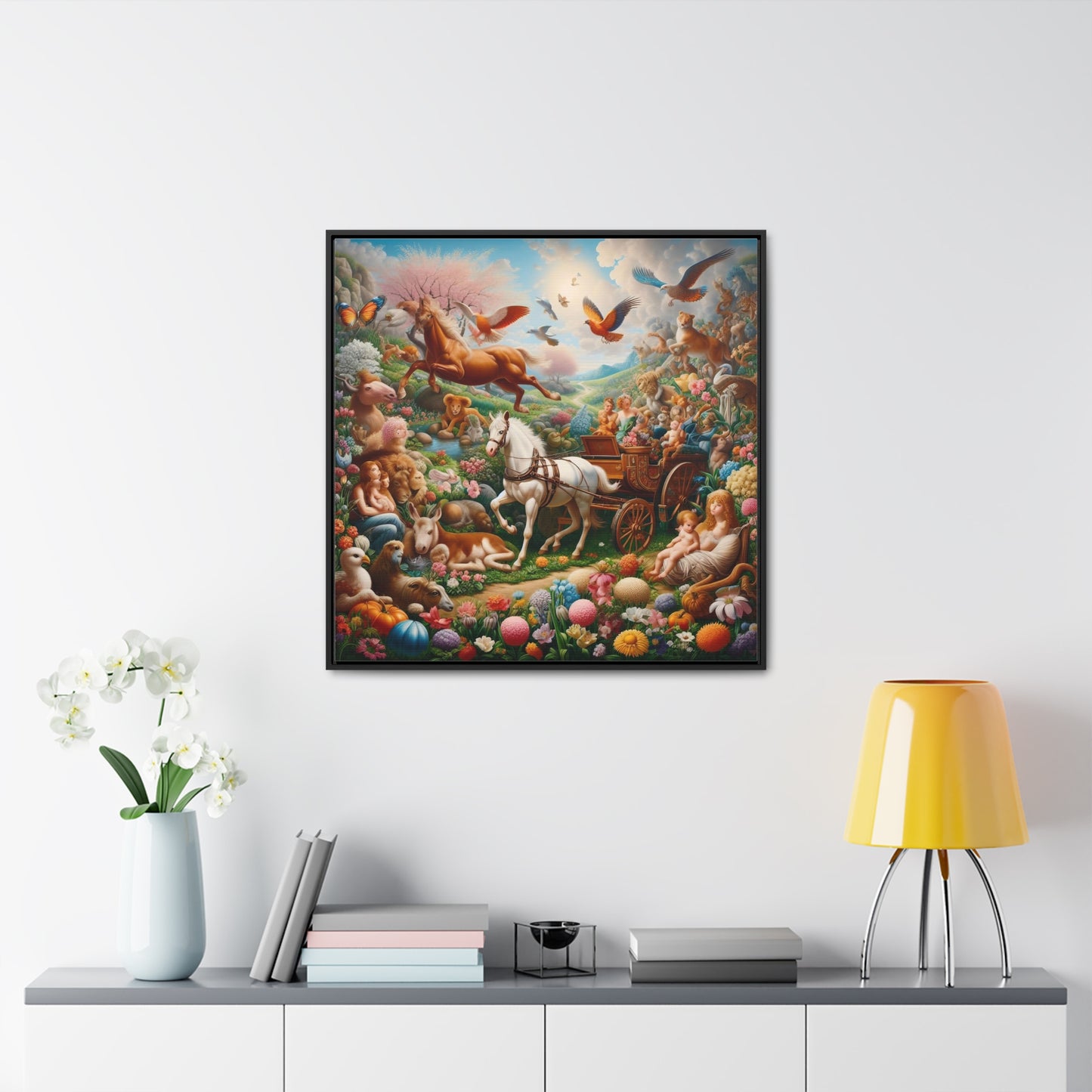 Framed Gallery Canvas Wrap - Spring 10