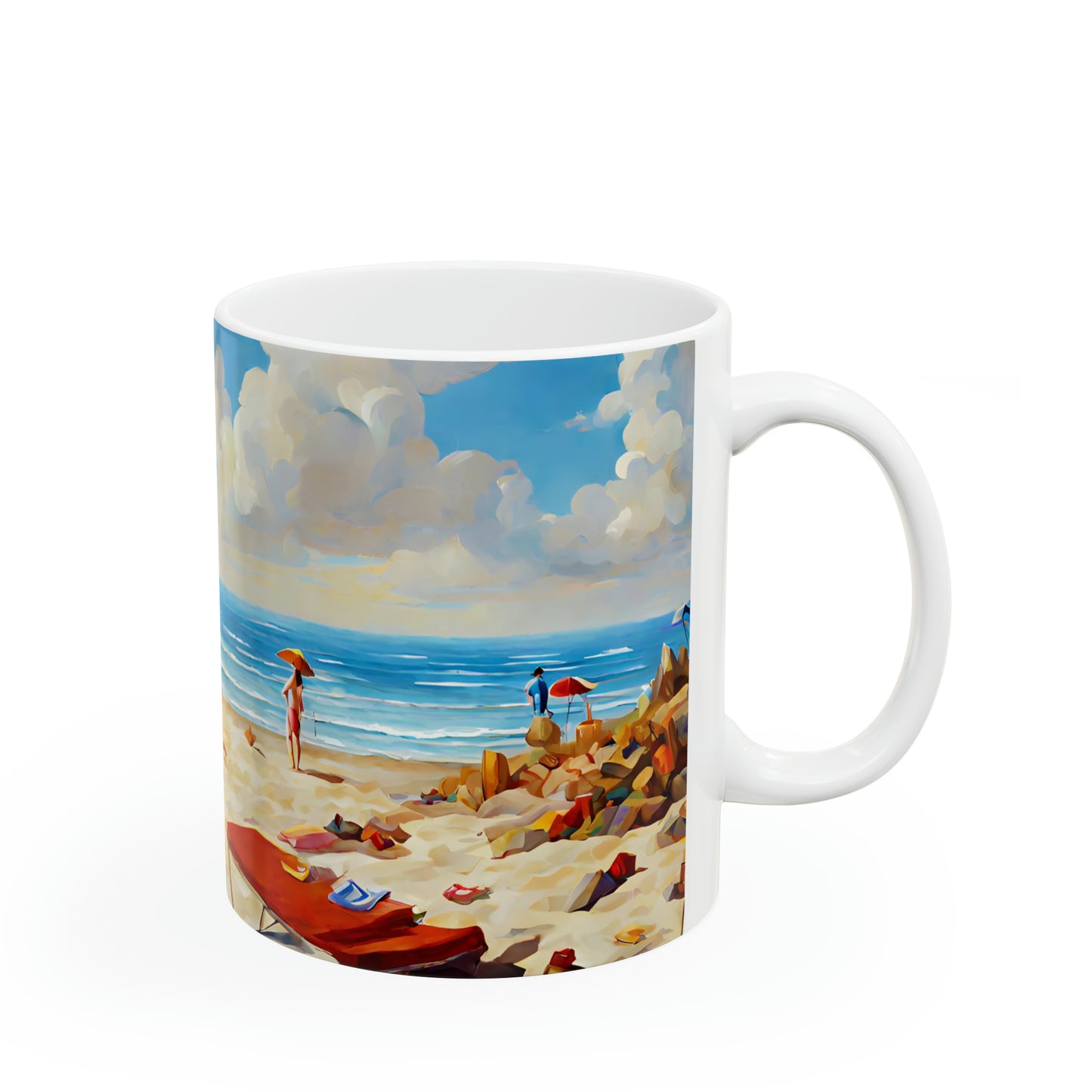 Ceramic Mug 11oz - Beach 2006