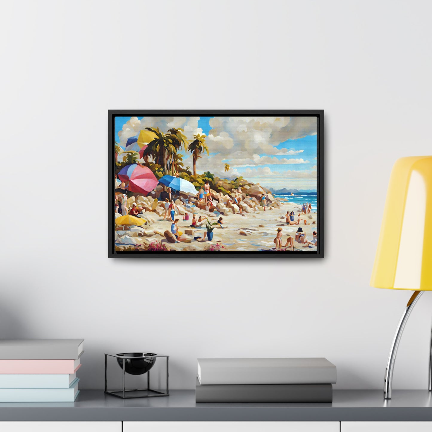 Framed Canvas Gallery Wrap - Beach 2009