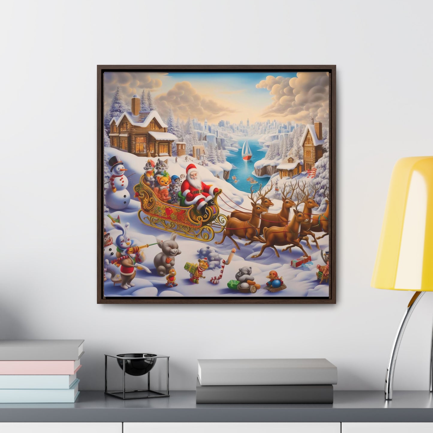 Framed Gallery Canvas Wrap - Winter 112