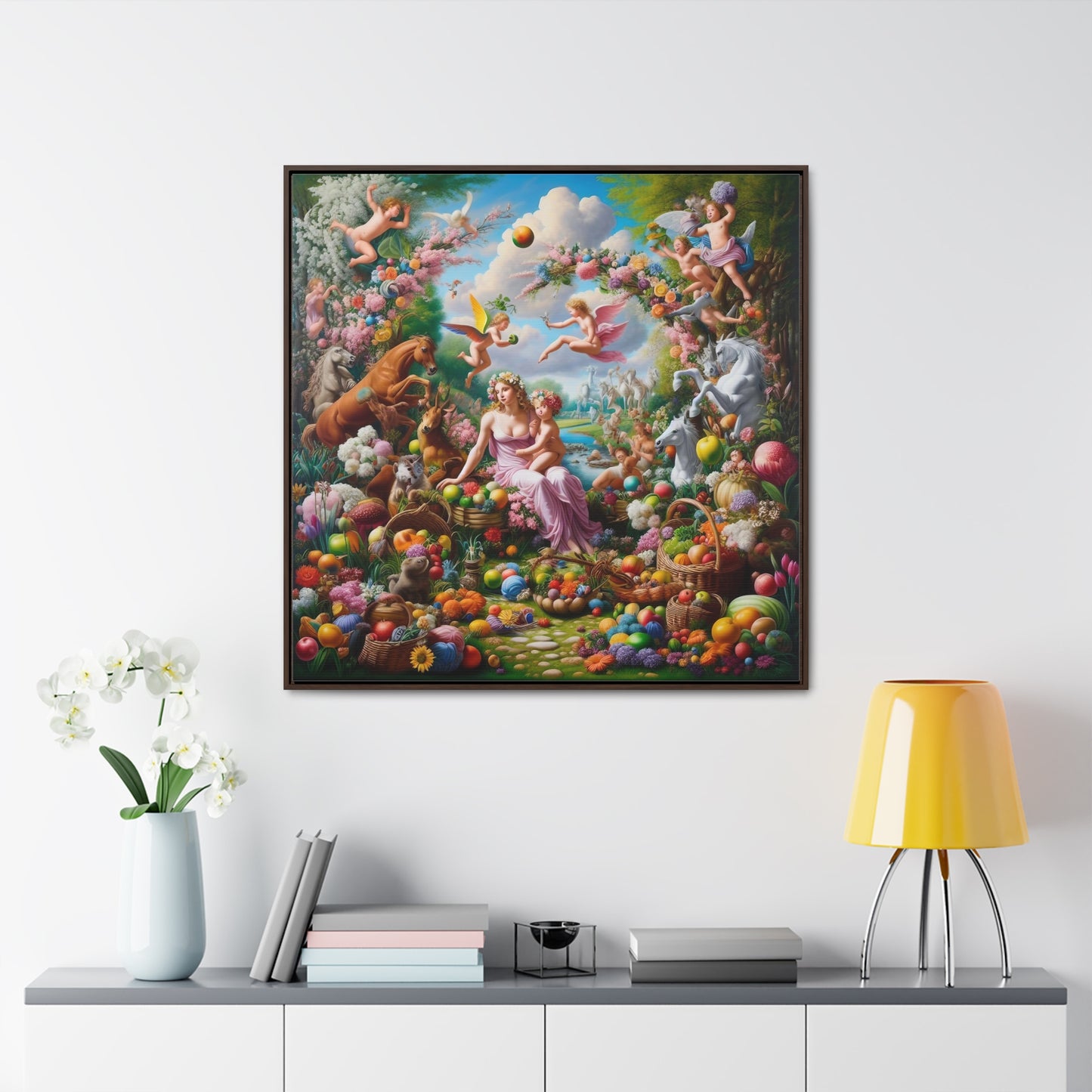 Framed Gallery Canvas Wrap - Spring 6