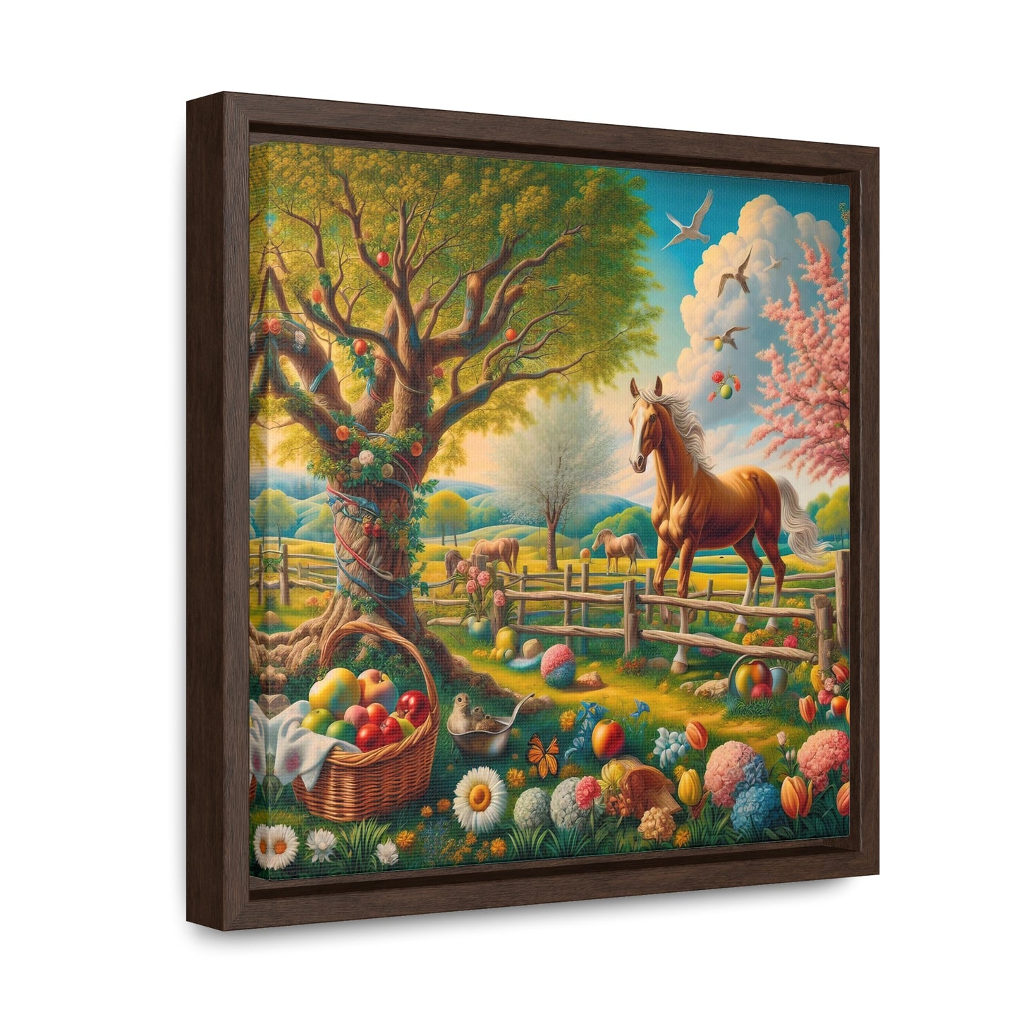 Framed Gallery Canvas Wrap - Spring 50